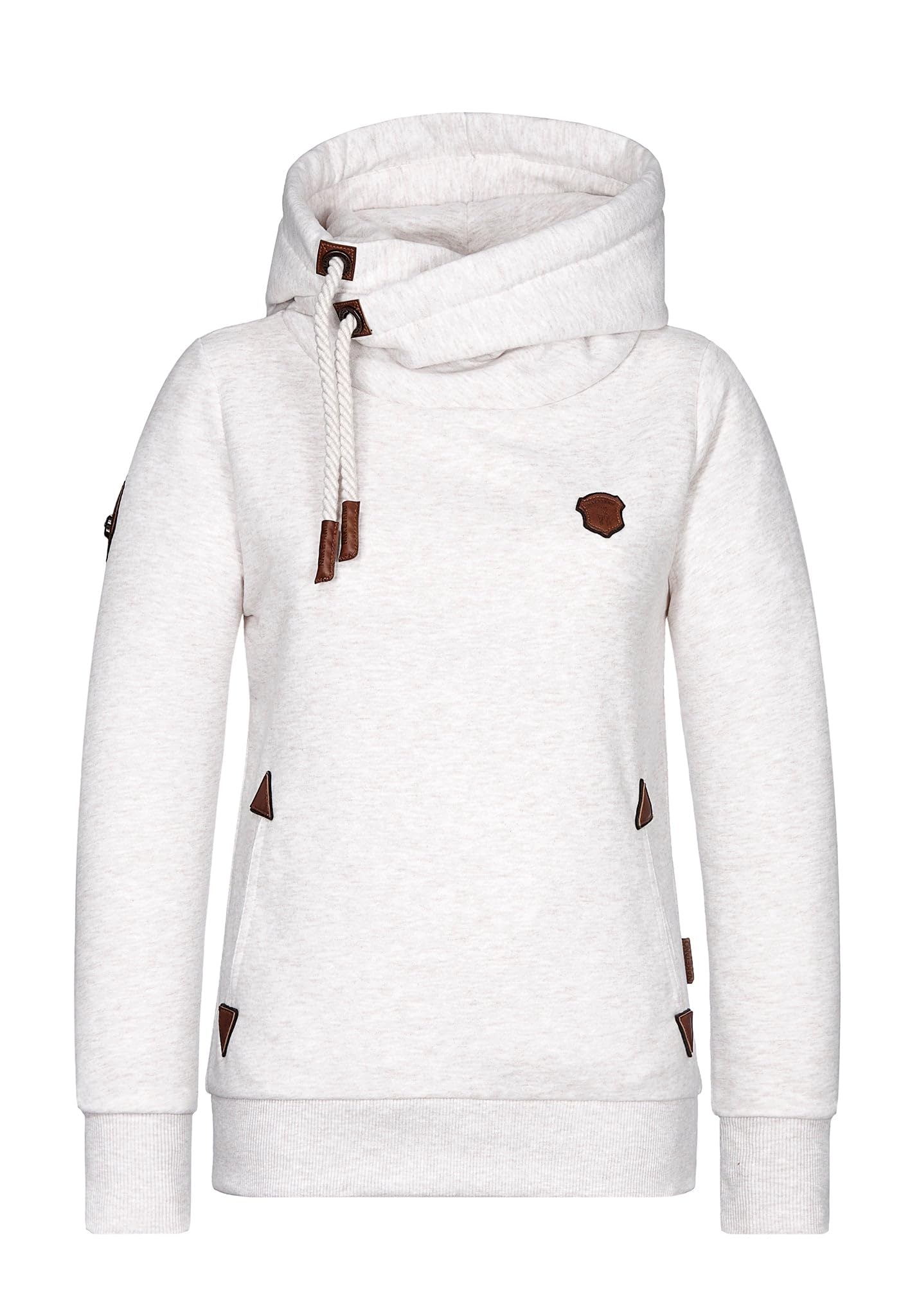 Naketano Women Hoodie Darth, Color:oma melange, Size:M