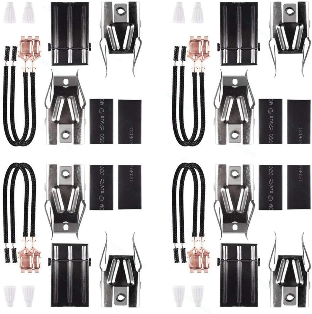 330031 Range Receptacle Burner Receptacle Kit for Whirlpool Kenmore Sears and Roper Refrigerator Oven 814399 5303935058-4pk