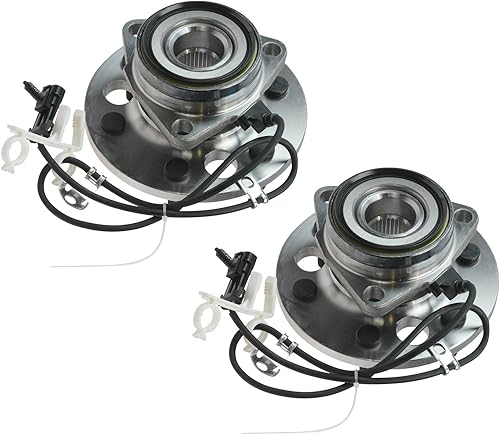 Vista 407 de TRQ Juego de 2 rodamientos y bujes de rueda trasera izquierda y derecha compatible con Ford Expedition 2007-2010 Lincoln Navigator 2007-2010