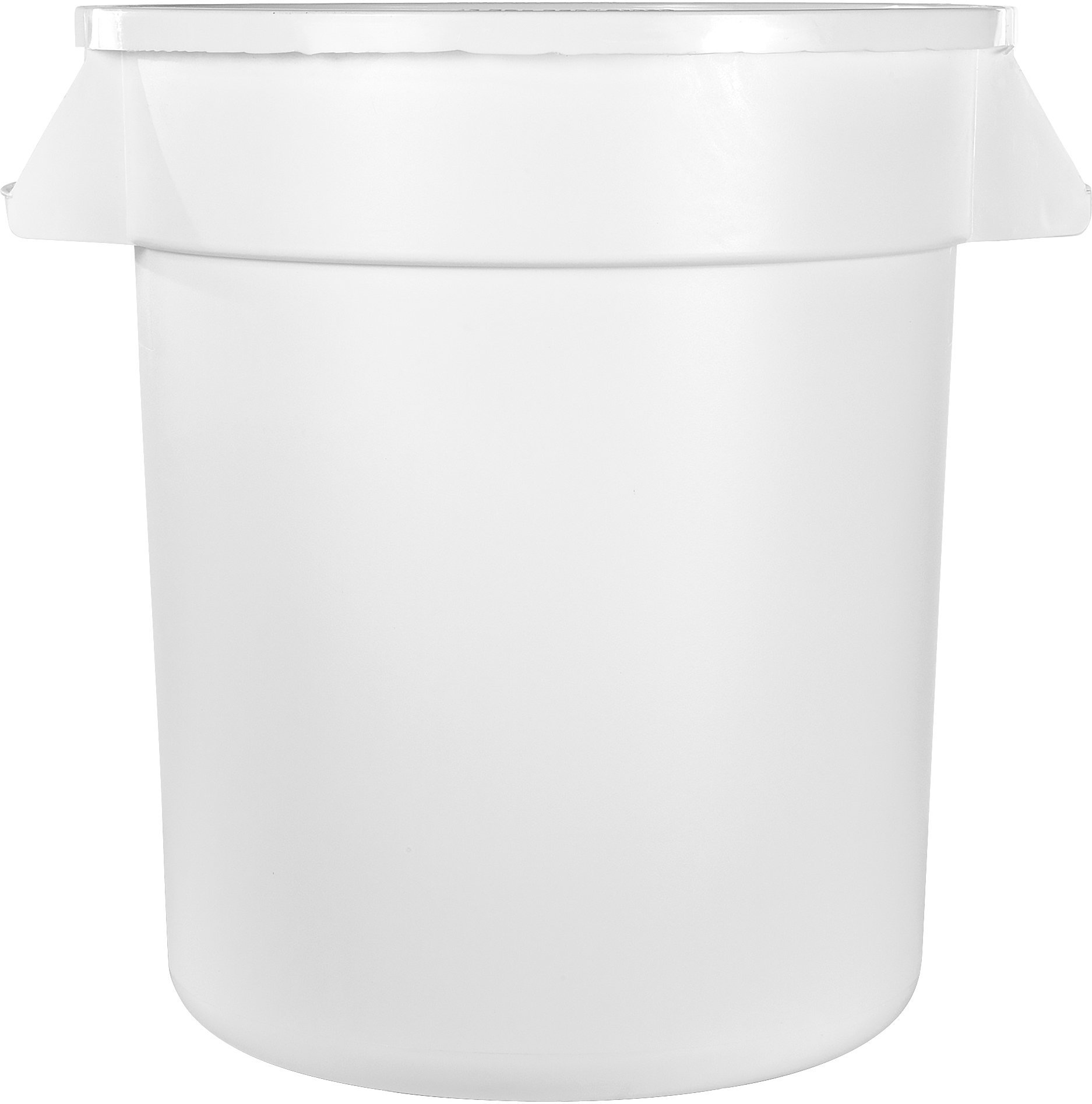 CFS 34101002 Bronco Round Waste Container Only, 10 Gallon, White