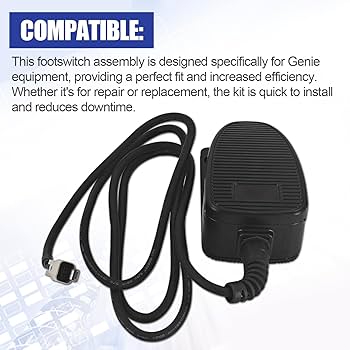 Blrack 227618GT Foot Switch Pedal Assembly Fit for Genie S-40 S-45 Blrack 227618GT Foot Switch Pedal Assembly Fit for Genie S-40 S-45