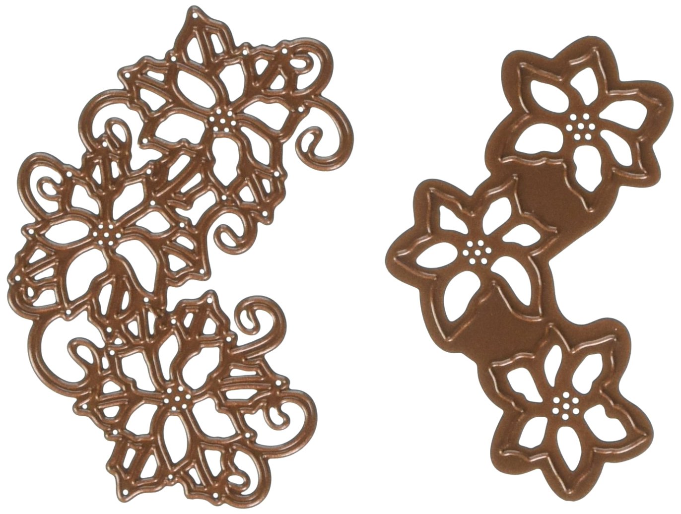 Creative Expressions Sue Wilson Ced3105 Festive Collection Poinsettia Cluster