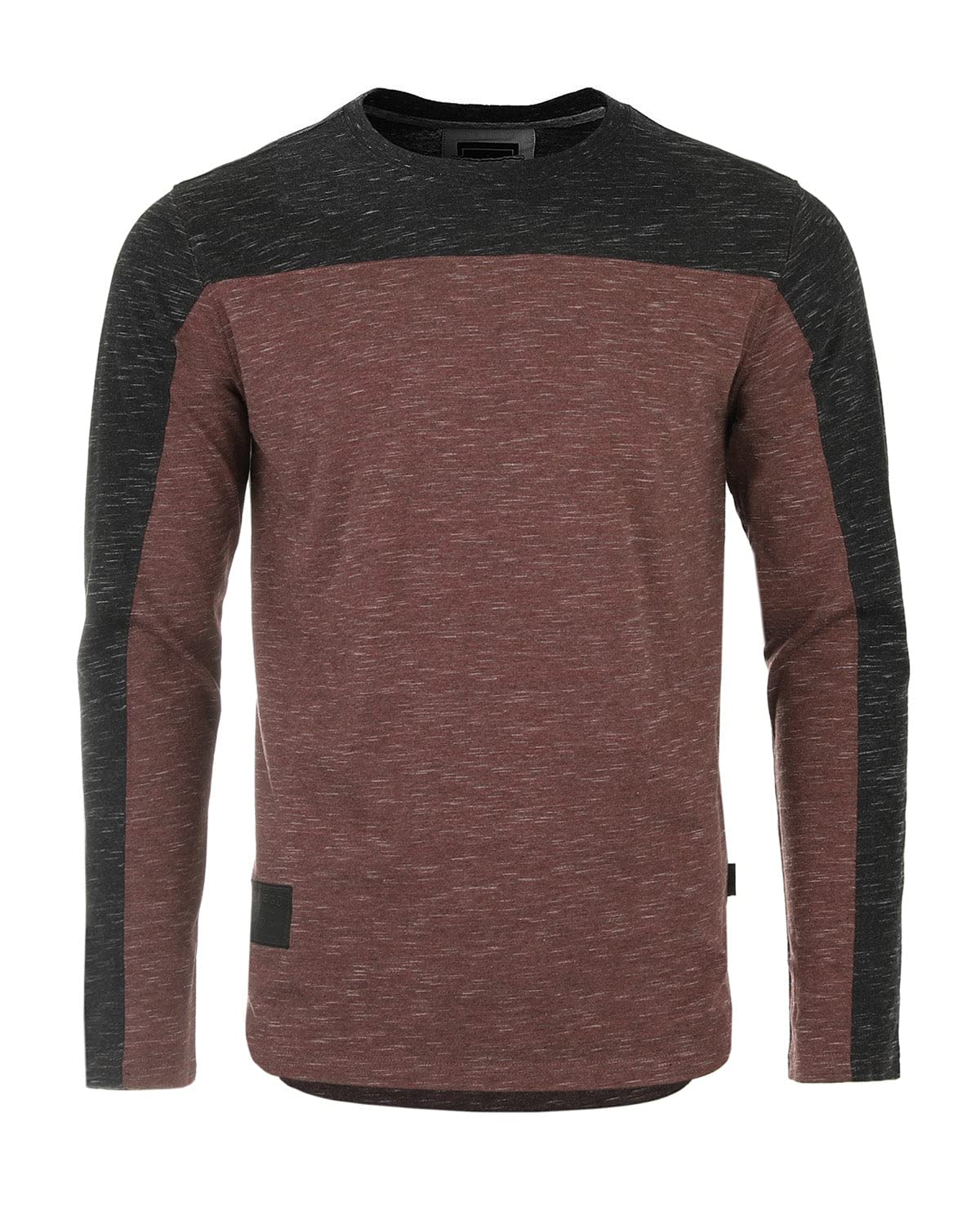 ZIMEGOMen's Long Sleeve Crewneck T-Shirt Athletic Casual Shirts