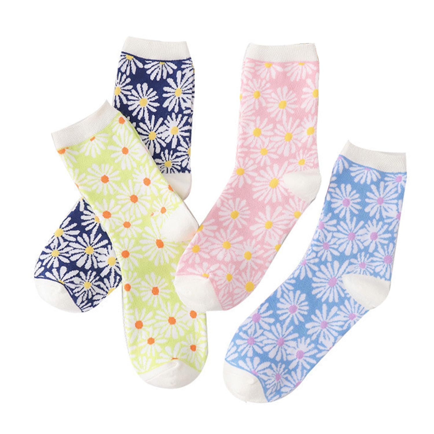 Benefeet Sox Womens Funny Patterned Crew Socks Girls Cute Novelty Cotton Dress Socks Funky Graphic Tube Sock