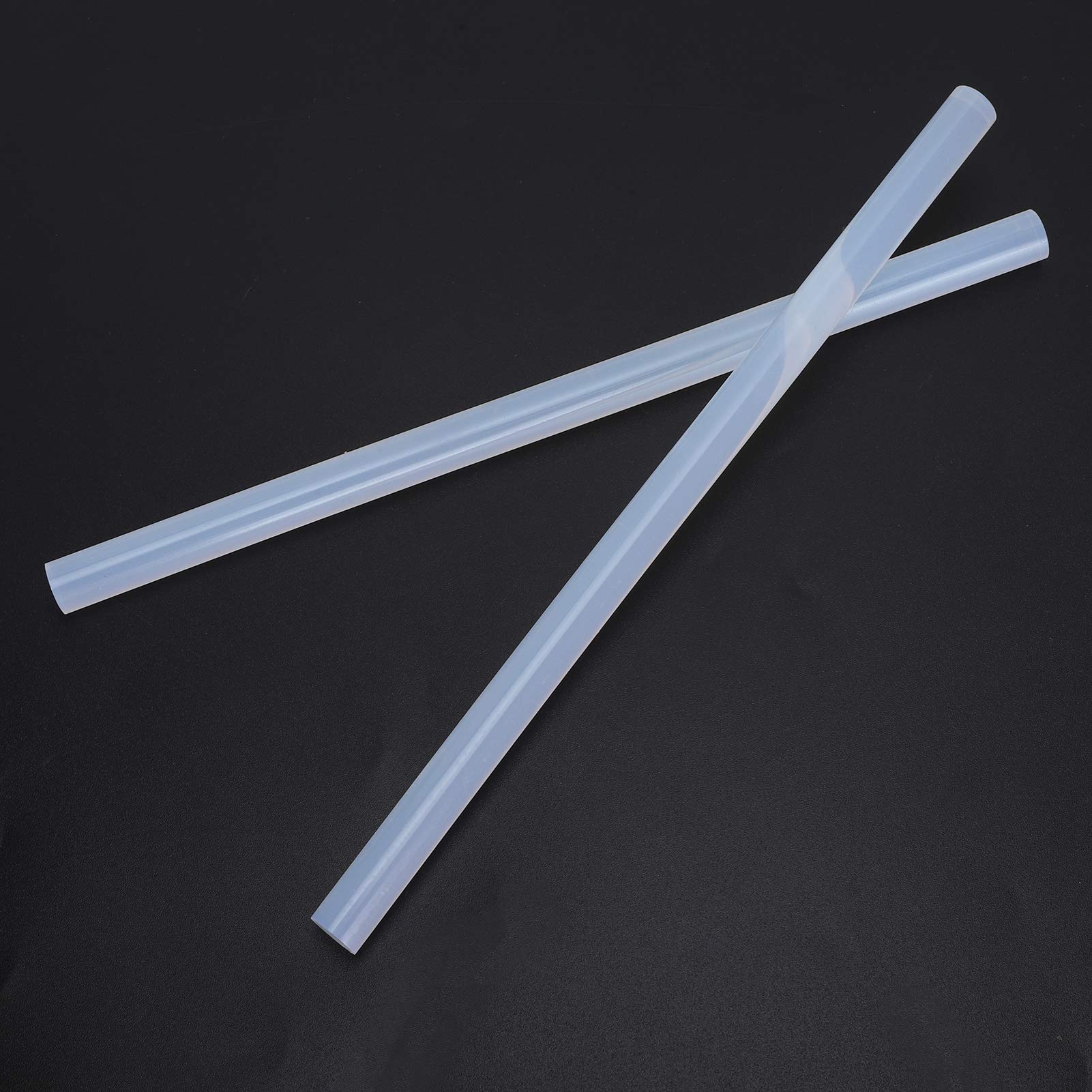 50 Bastoncini di colla a Caldo, Super colle Fai da Te, Bastoncini Trasparenti Ad Alta Viscosità Per Artigianato, Abbigliamento, Decorazioni, Giocattoli(11×220mm)