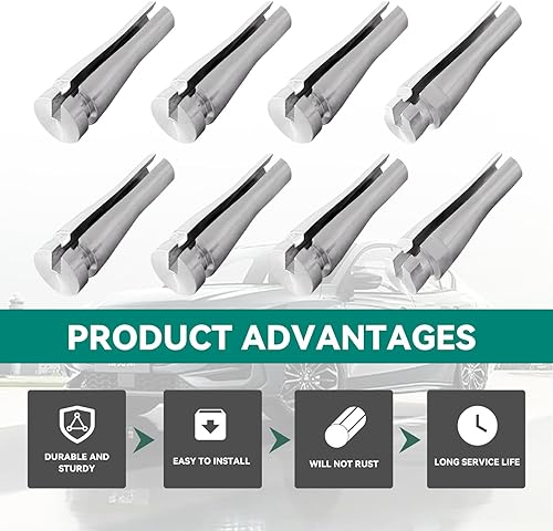 Miniatura 4 de NTNEV Kit de reparación de cables de cierre de puerta, compatible con Ford F150 F250 F350, Serie E, Ranger, Expedition, Excursion (6 extremos