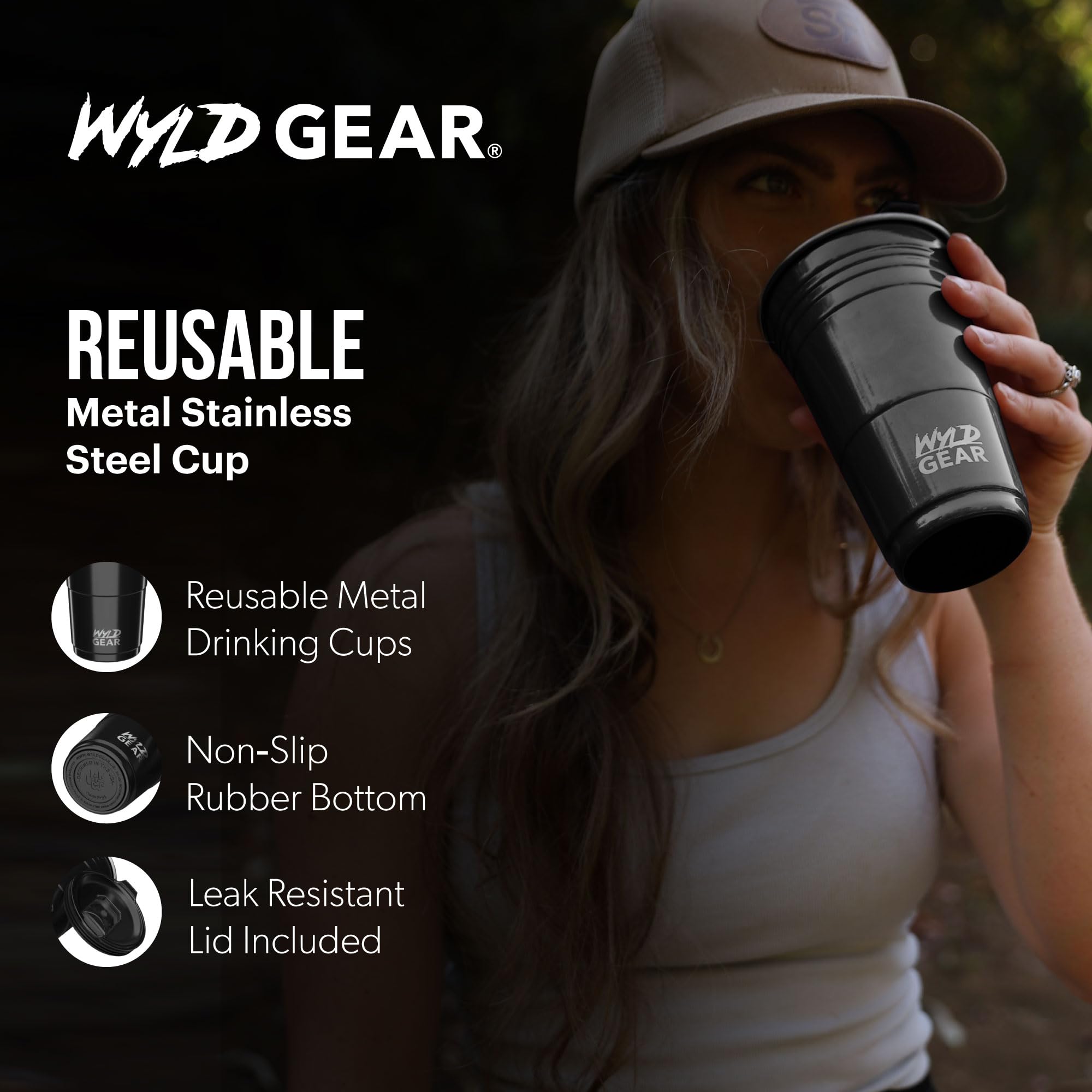 Wyld Gear Tasse en acier inoxydable