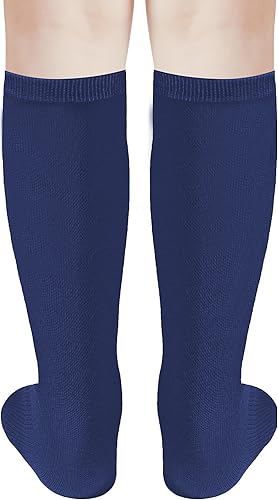 Miniatura 2 de UTTPLL Calcetines de algodón para niños pequeños, calcetines de béisbol hasta la rodilla, calcetines deportivos de fútbol para niños, calcetines