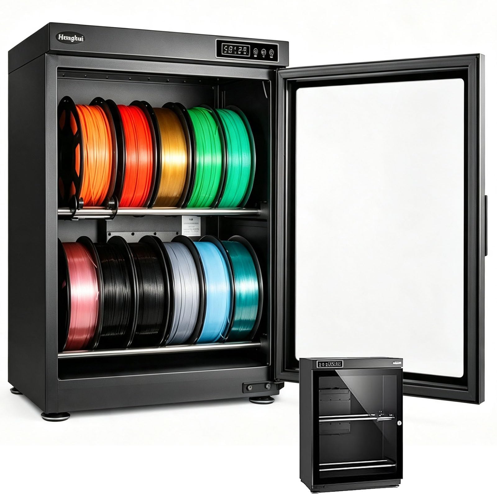 Armadio a Secco per Filamenti 3D, Contenitore Professionale per Filamenti 70L | Scatola Anti-umidità,Rh15%-Rh60%,per PLA, ABS, TPU,PA Stampa 3D Casa Lavoro