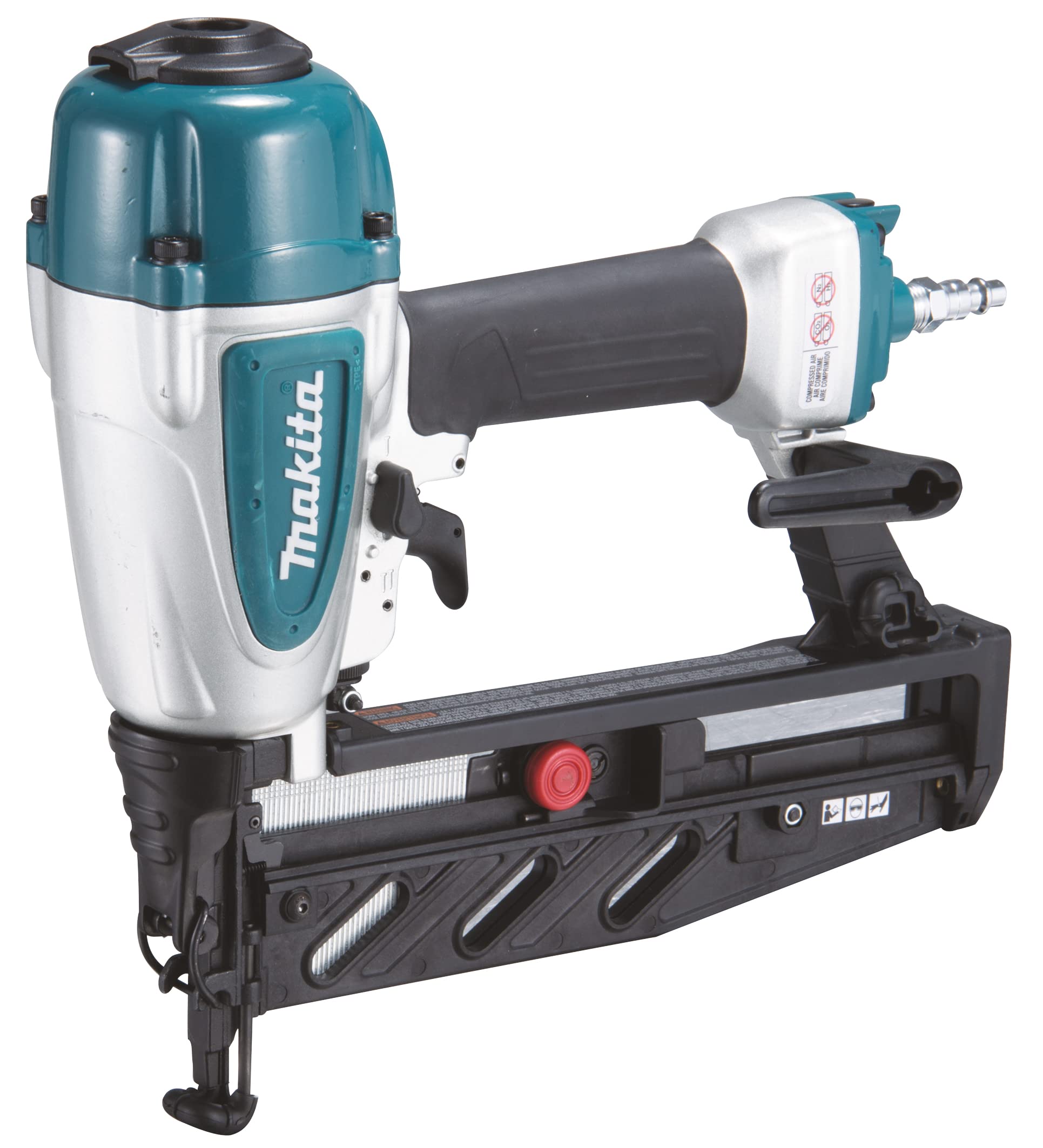Makita AF601 16 calibre, 2-1/2 pulgadas, clavadora de acabado recto,