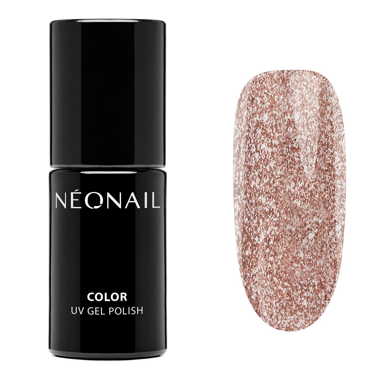 NÉONAIL UV Nail Polish 7.2 ml - Gold - Shimmering Goldrush - NÉONAIL Colors - UV Glitter Polish - Gel Nails - Nail Design
