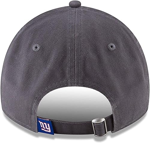 Miniatura 4 de New Era NFL Core Classic 9TWENTY - Gorra ajustable de grafito, talla única, New York Giants