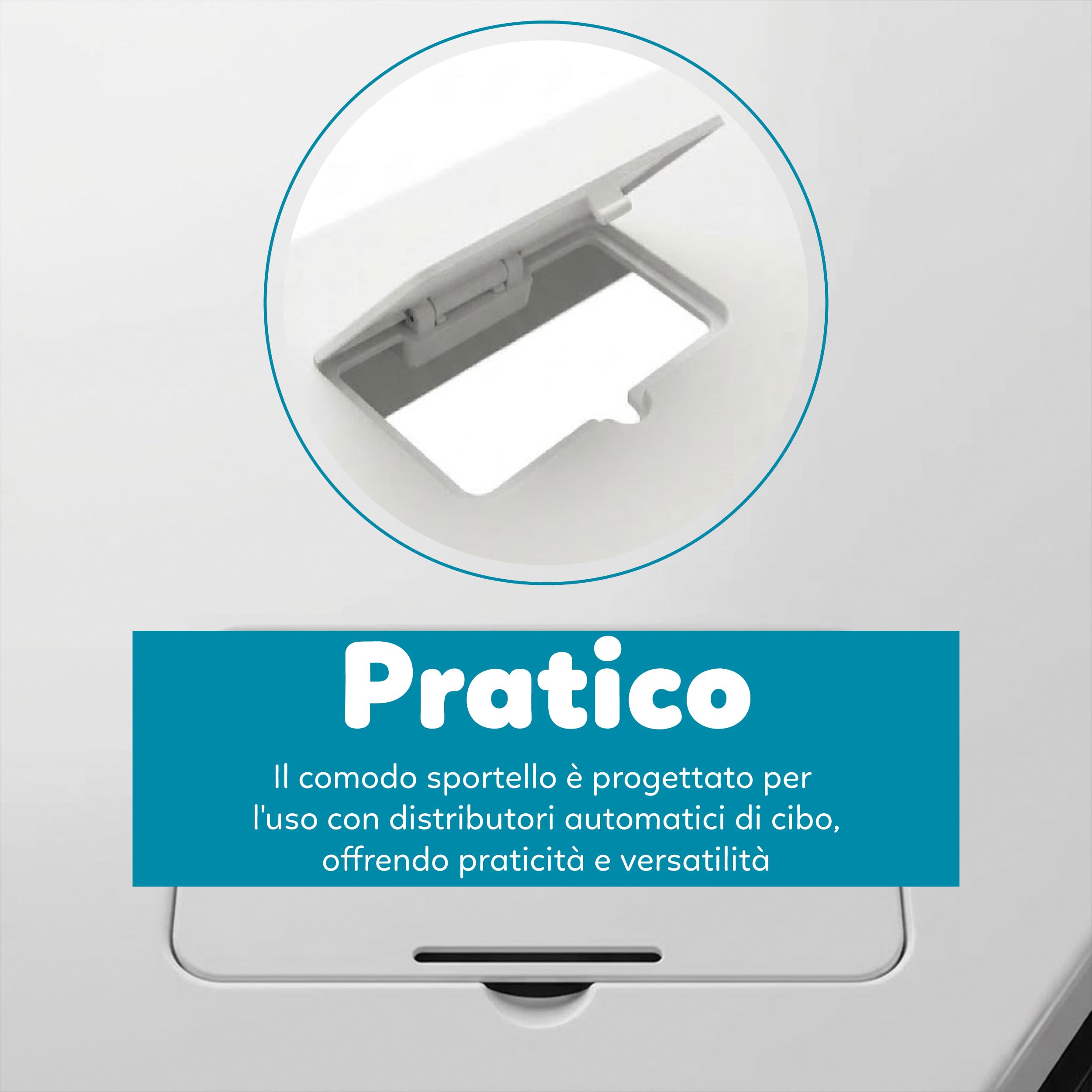 AQPET Acquario in Vetro per Pesci Tropicali Completo di Accessori Filtro Luce Simply, 60 59x30x39 cm 60 Litri, Bianco