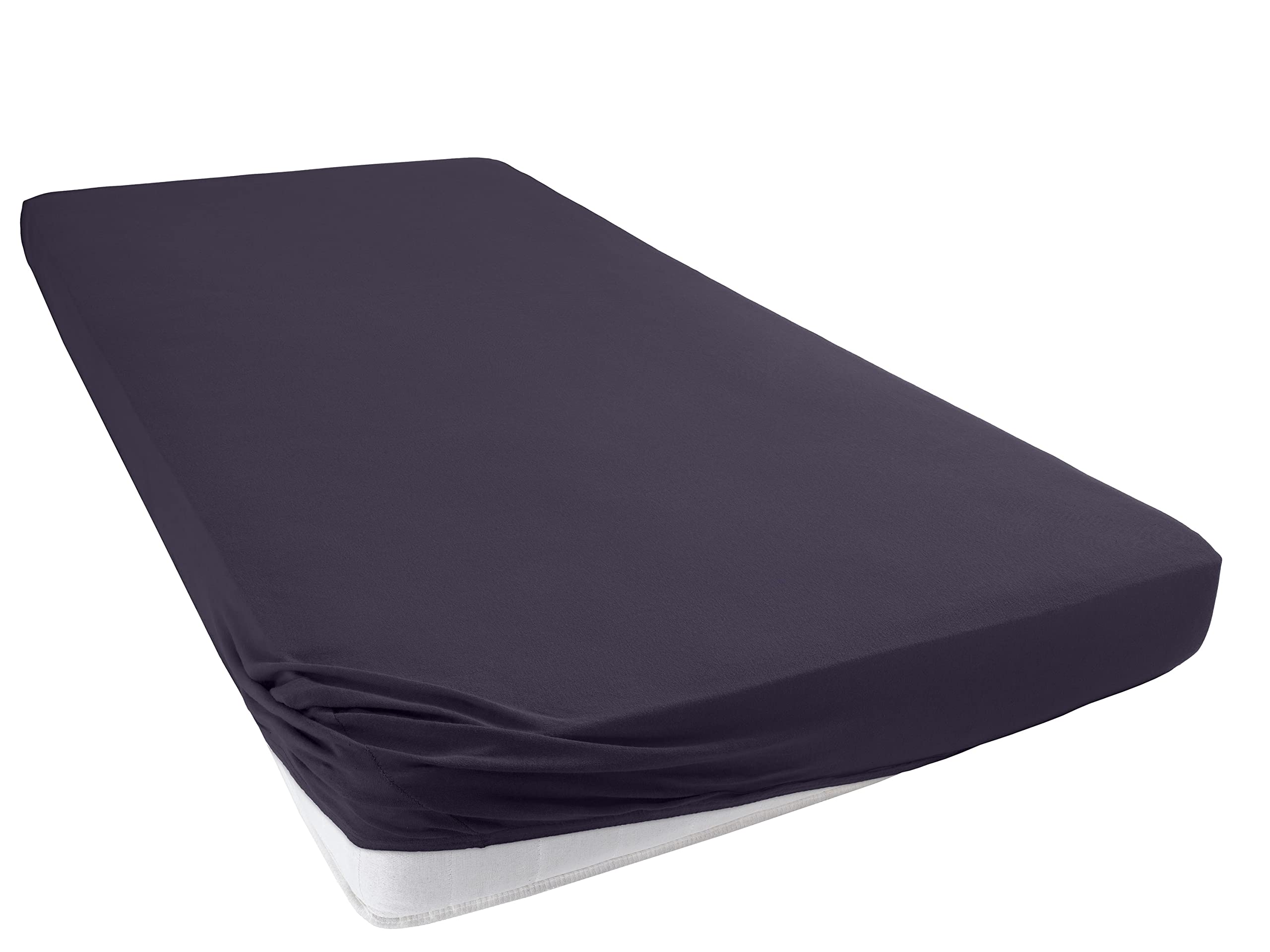 Drap de lit pour lit à eau fini les draps qui glissent bonnet 40cm noir