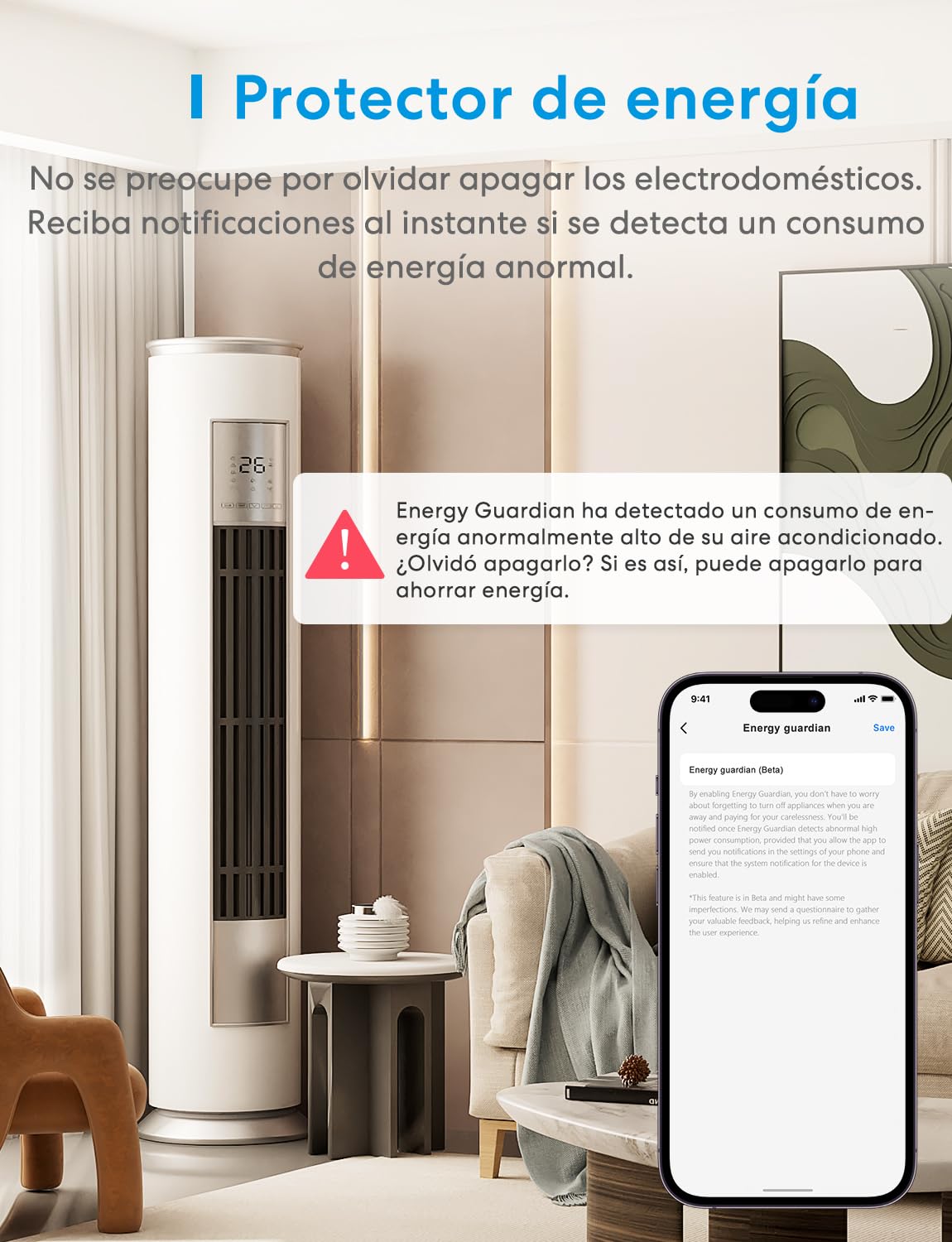 Meross Enchufe Inteligente Matter con Consumo de Energía, 16A Enchufe Inteligente Mide Producción de Paneles Solares Fotovoltaicos, Soporte para Apple Home, y Google Home, Control Remoto y Voz, 2PC