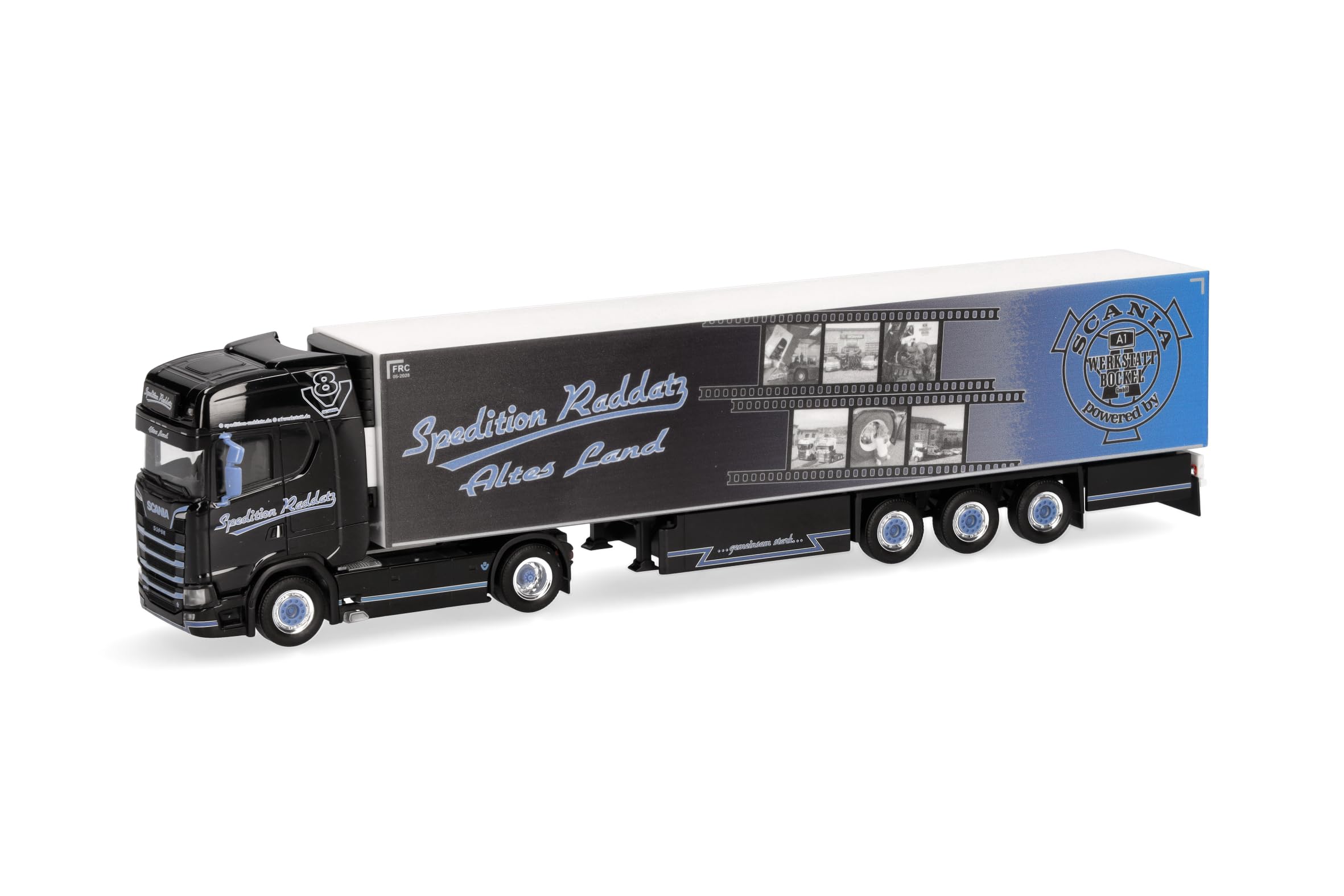 Camion Scania CS 20 HD Herpa pièce de collection Spedition Raddatz cadeau idéal modélisme