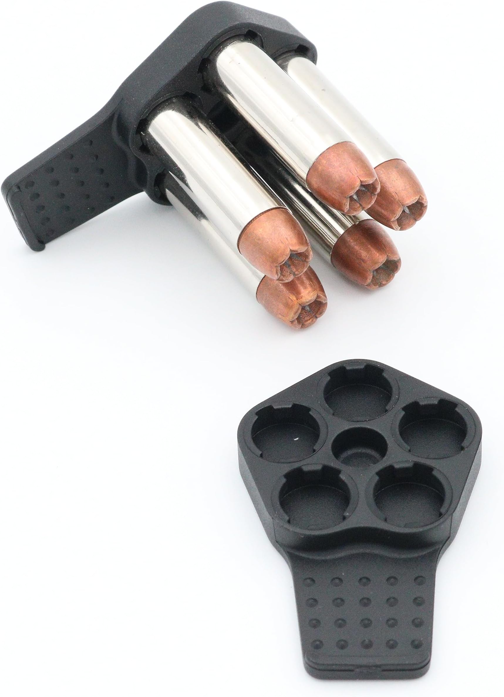 Zeta6 J-Clip EDC Speedloader for 38spl/357mag 5-Shot J-Frame Revolvers / 2-Pack