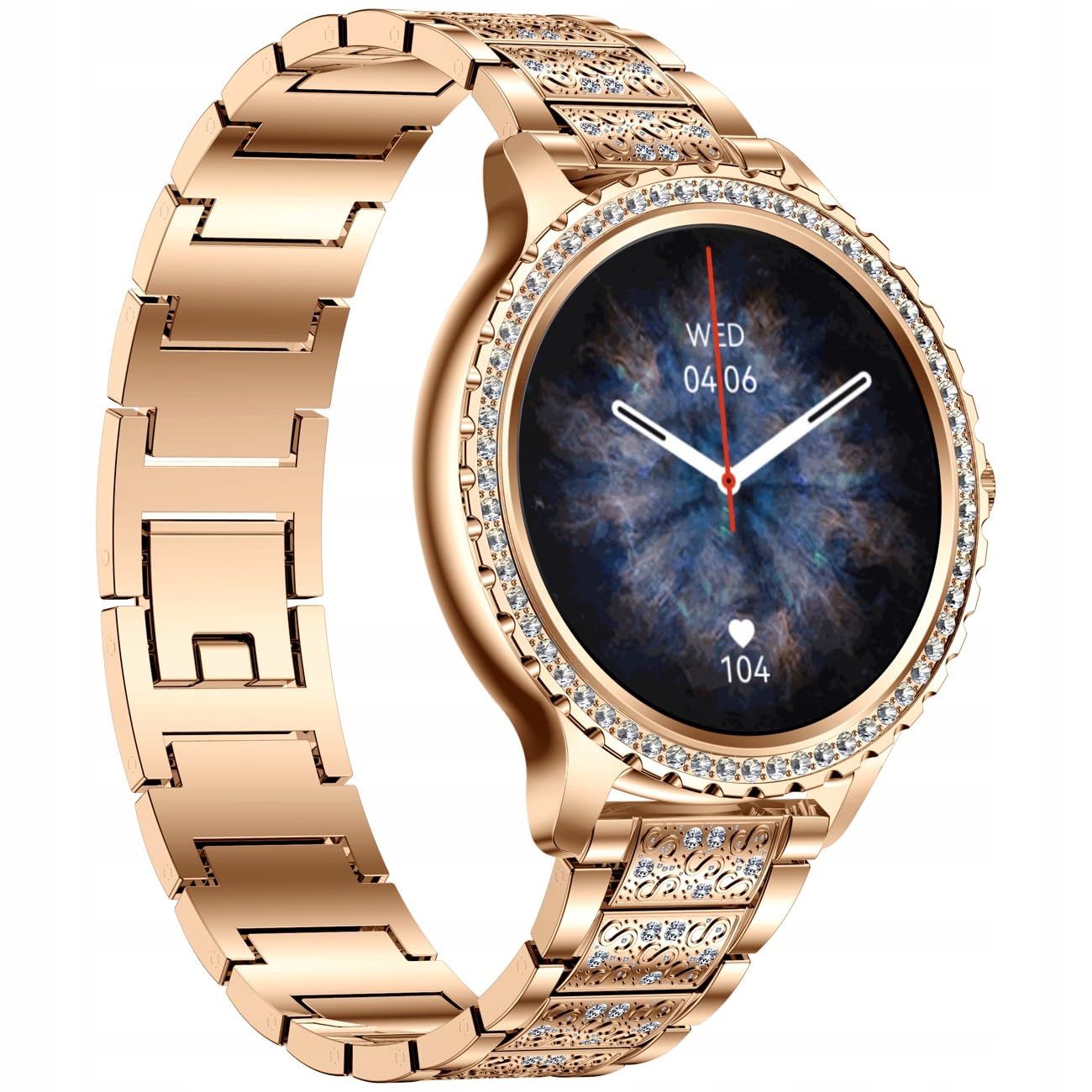 SMARTWATCH ZEGAREK DAMSKI POLSKIE MENU ROZMOWY SMART WATCH DLA KOBIETY PL