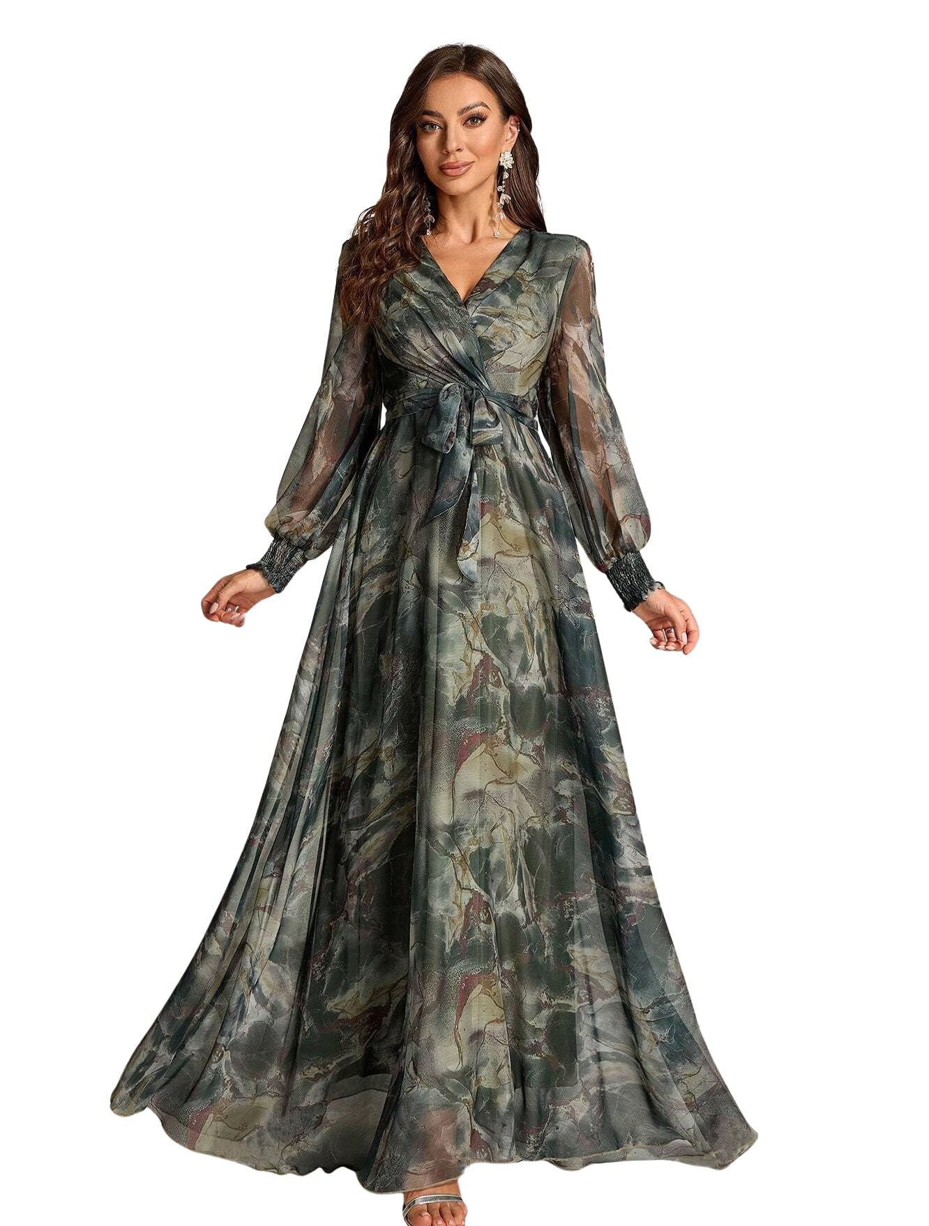 LITZOWestern Dresses for Women (L-8 to 10)