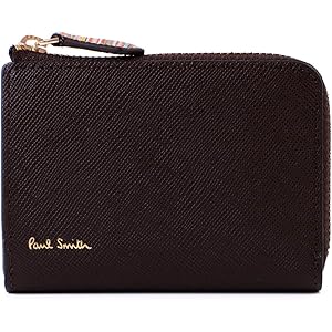 ポールスミス　フォールデッドエッジ　キーケース付きＬ字ジップ小銭入れＢＰＳ６８０ Paul Smith キーケース フォールデッドエッジ コイン＆キー