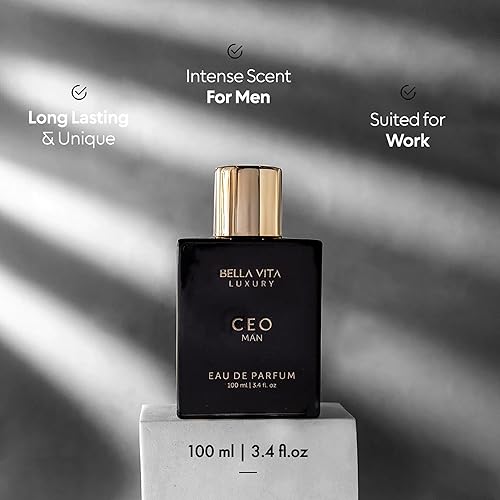 Miniatura 5 de BellaVita Luxury CEO - Combo de perfume y gel de baño para hombre  Eau de Parfum con limón, lavanda, tonka y Oud (3.4 fl oz) + gel de ducha de