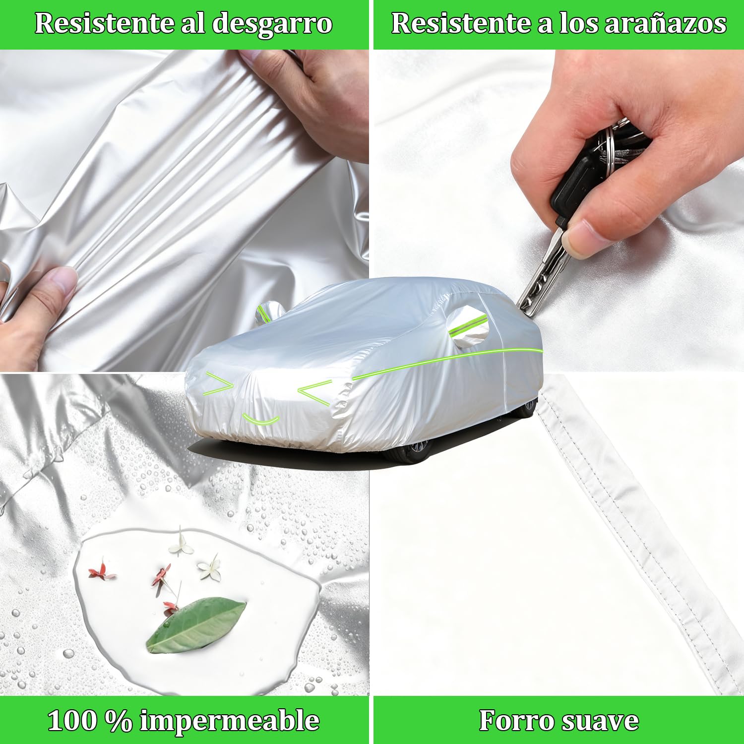 Funda Coche Exterior para Mazda CX-60 (2022-2026) | Forro Suave, Transpirable, Antiviento, Impermeable, Tejido Oxford, Anti-UV, 4 Estaciones