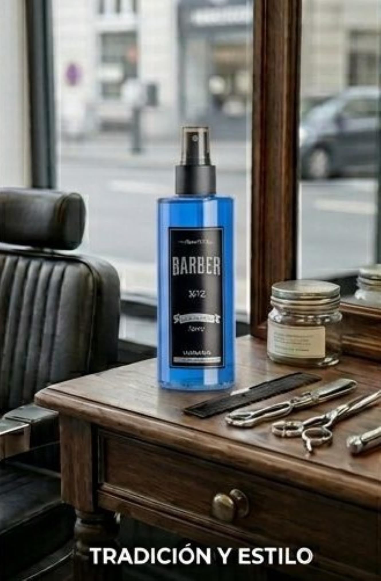 BARBER MARMARA Woda kolońska dla mężczyzn (1 x 400 ml) After Shave Men – woda zapachowa dla mężczyzn – odświeżająca i pielęgnująca – Barber Eau de Cologne (400 ml, nr 2)