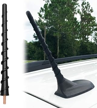 KSaAuto Antenna for Toyota Prius Corolla Rav4 Celica Matrix Yaris Hatchback 1996-2019, Short Toyota Prius Corolla Antenna Replacement, 7 Inch Car Roof Prius Accessories for AM FM Radio Reception