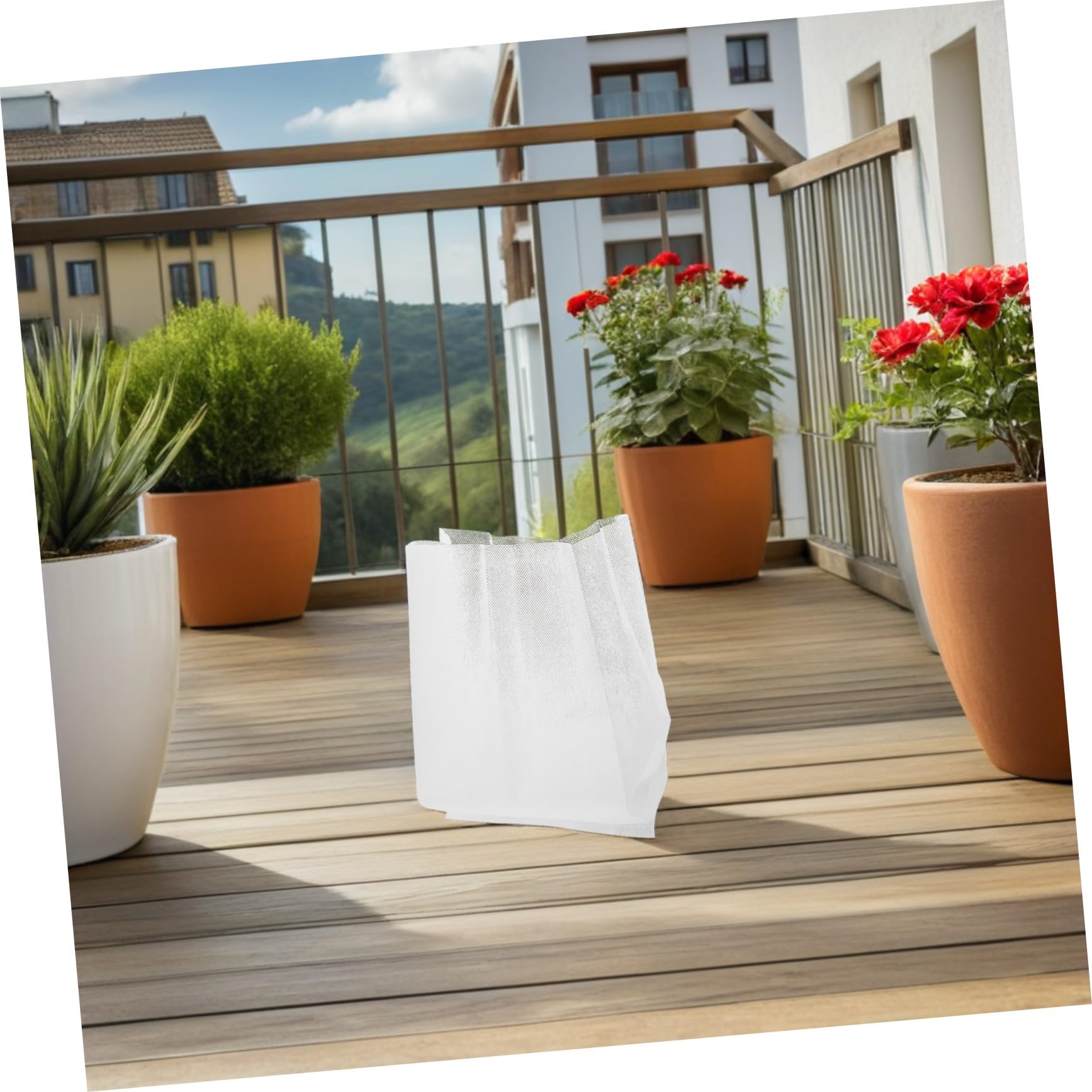 UKCOCO 200pièces Sacs De Culture pour Semis Jeunes Plants Et Légumes Et Matériau Tissu Non Tissé pour Jardinage Compact Et Réutilisable