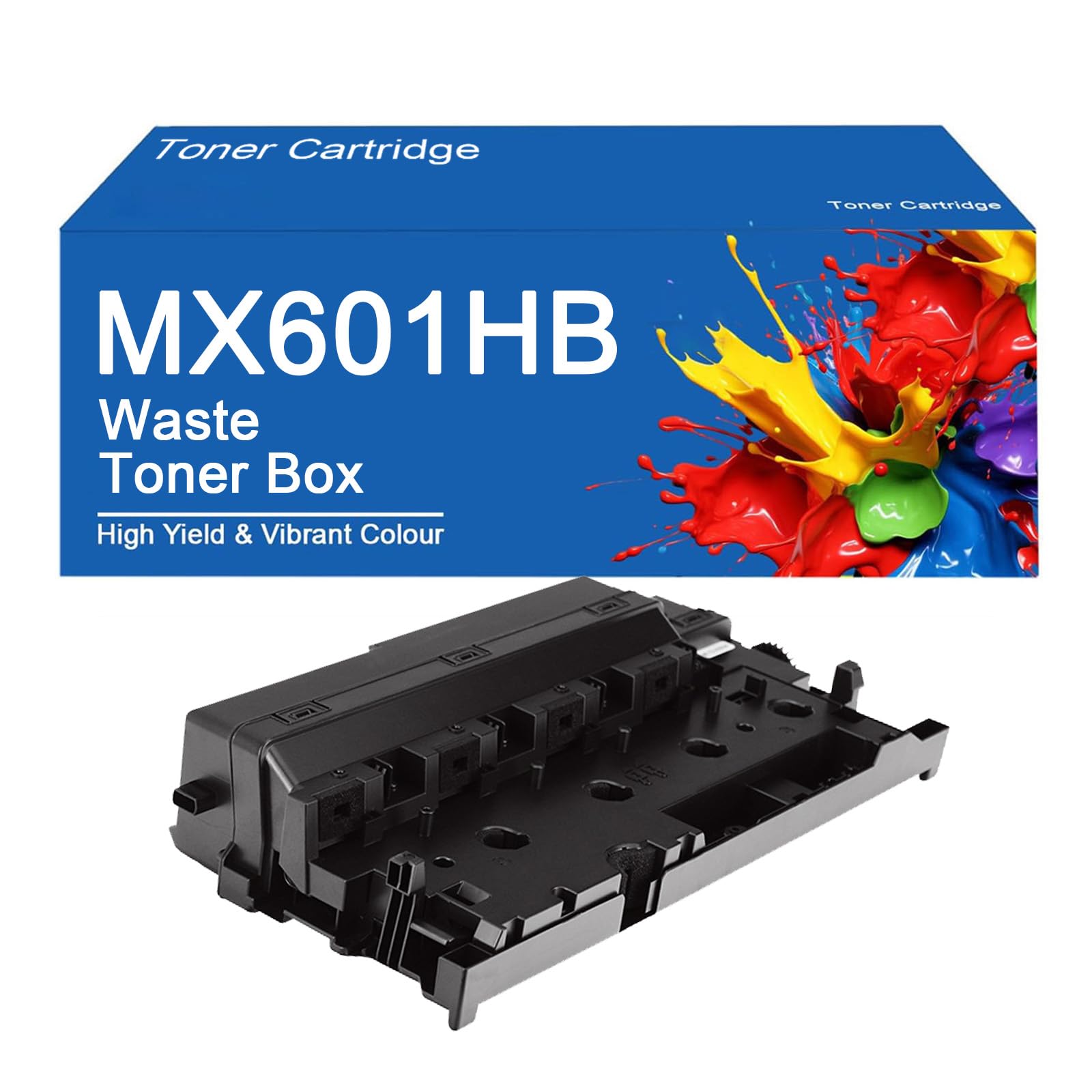 Bac de récupération de Toner usagé MX601HB Haute capacité, Compatible avec Les imprimantes Sharp MX-2651, MX-3051, MX-3071, MX-3551, MX-3571 et MX-5071 (avec Puce).,MX601HB-1Set