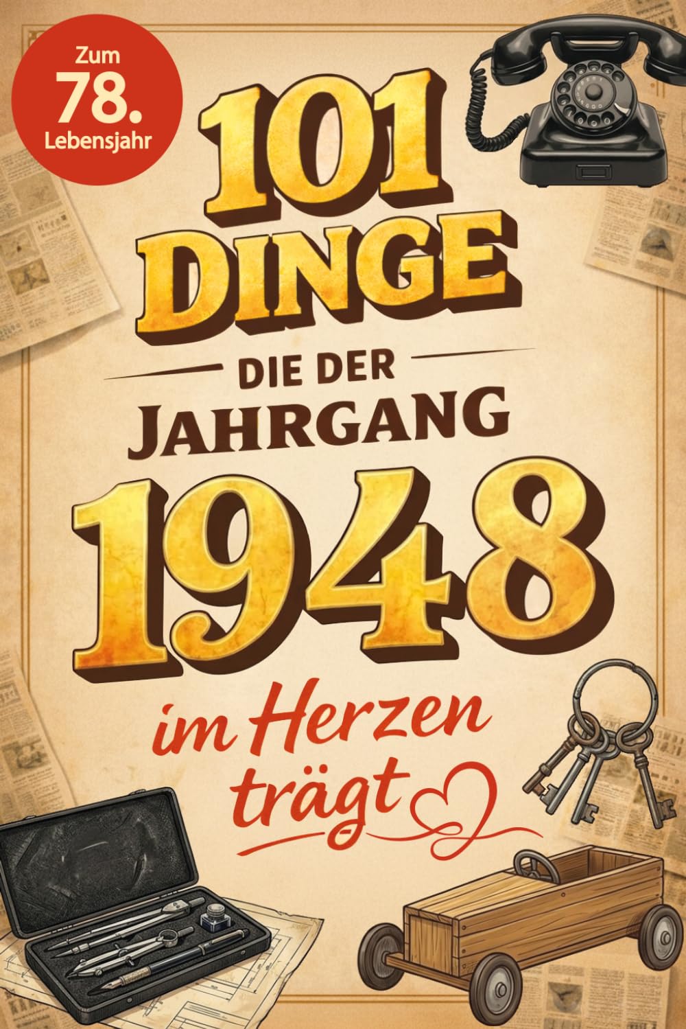 101 Dinge, die der Jahrgang 1948 im Herzen trägt: Eine nostalgische Zeitreise durch Kindheit und Jugend - Die schönsten Erinnerungen, Fakten und Momente von damals