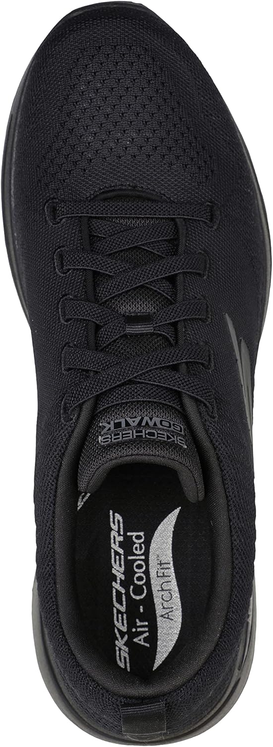 Skechers Men's Gowalk Arch Fit-Athletic Workout Walking Shoe with Air Cooled Foam, Black, 15 X-Wide - Image 5
