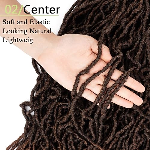 Vista 110 de Umylar Rastas de pelo sintético de ganchillo de 18 pulgadas, 7 paquetes de 7 paquetes de extensiones de cabello sintético de ganchillo para mujeres