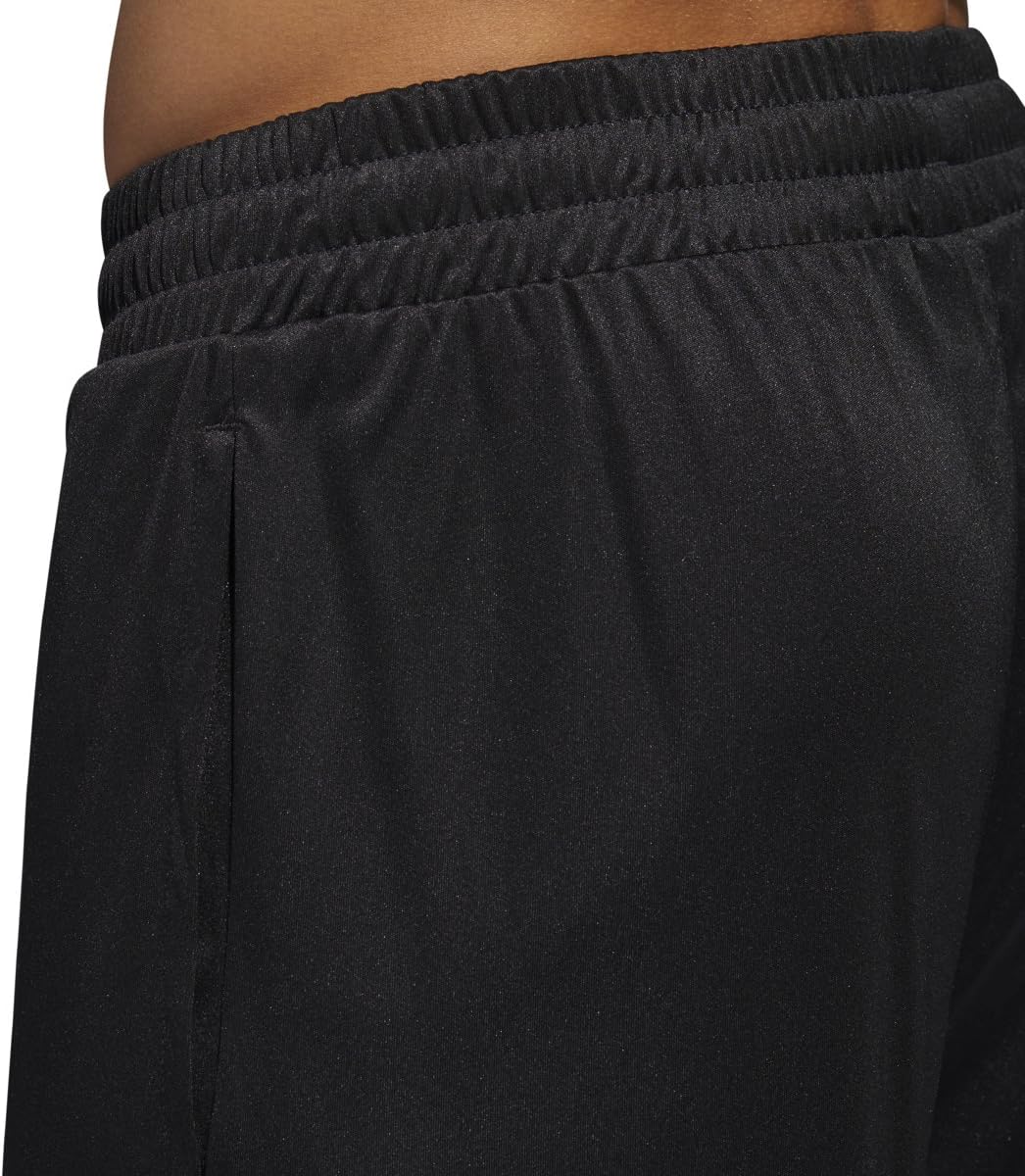 adidas Men's Basketball Crazylight Shorts Small Long Black/White