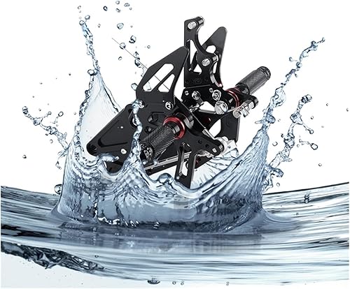 Miniatura 4 de Compatible con YZF R25 R3 CNC Juego trasero ajustable Reposapiés YZF MT-03 MT03 R3 2014 2015 2016 2017 2018 2019 2020 MT-25 MT25