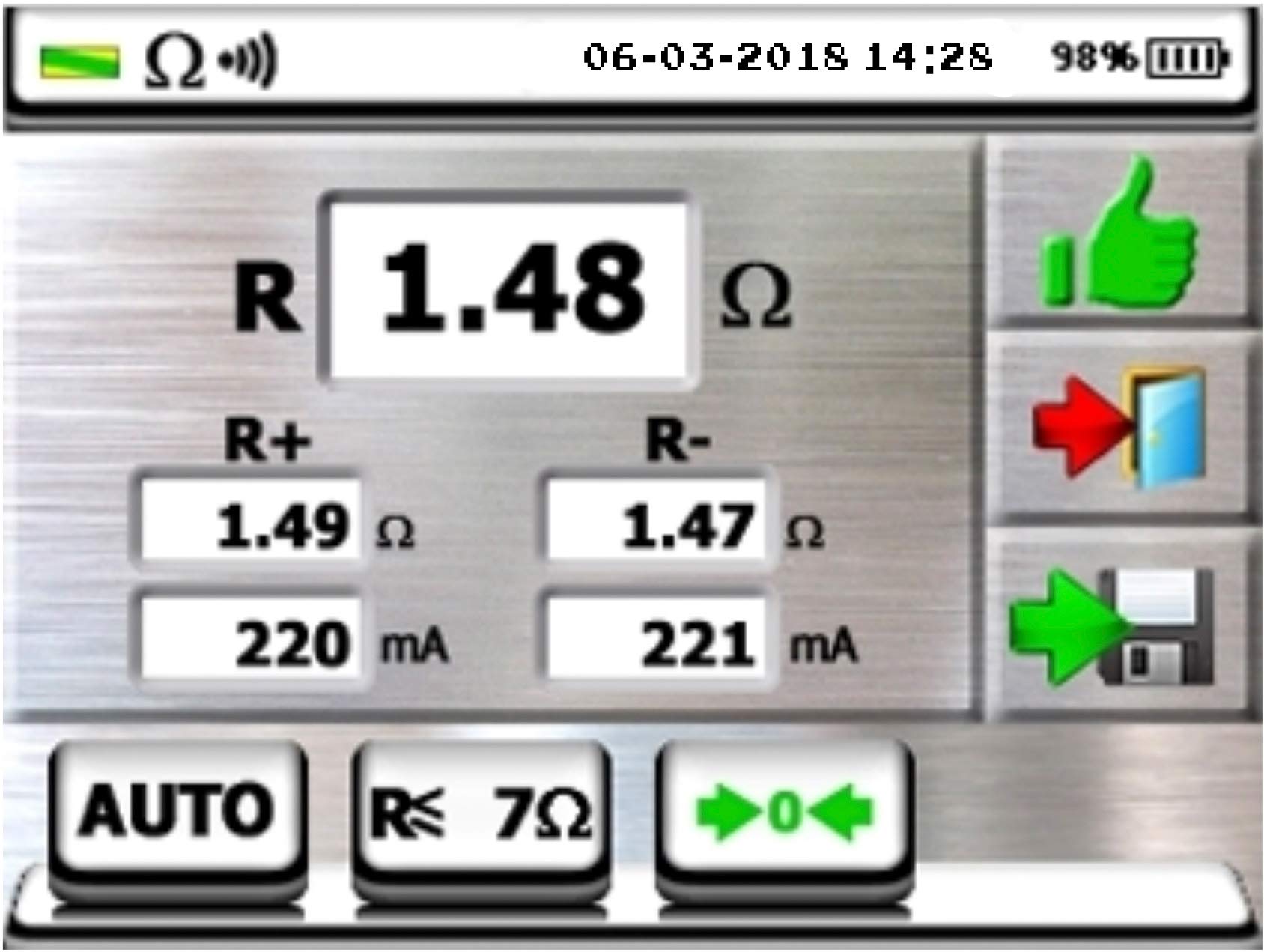 HT-Instruments VDE 0100 tester instalacji z ekranem dotykowym, Combi G3