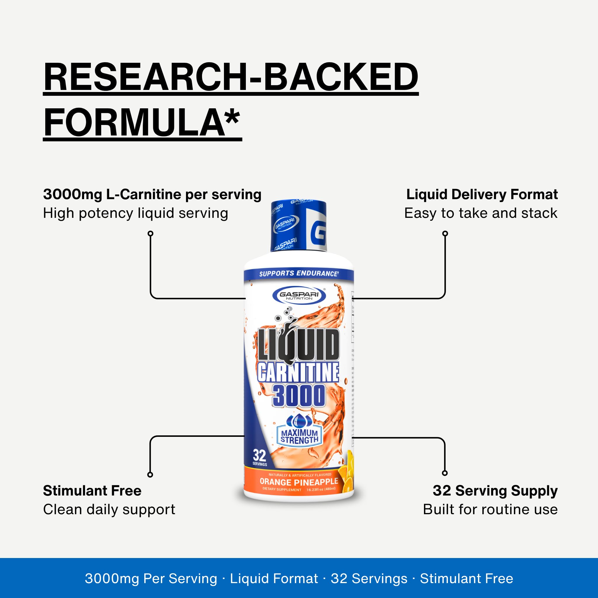 precision l carnitine L-Carnitina 500 mg para Energía y Rendimiento Deportivo main image 1