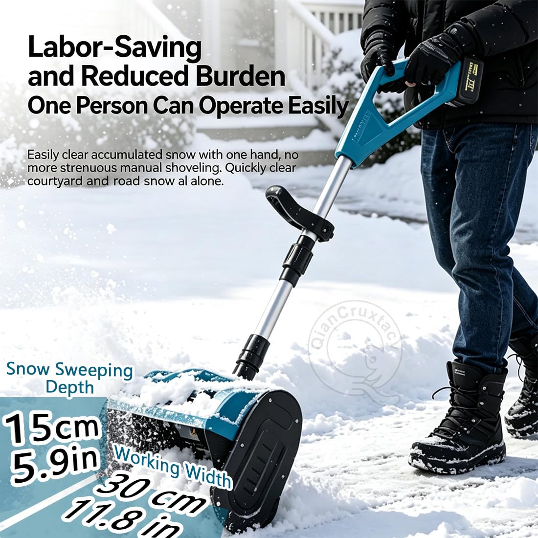 Spazzatrice da Neve Versatile a Spinta 10