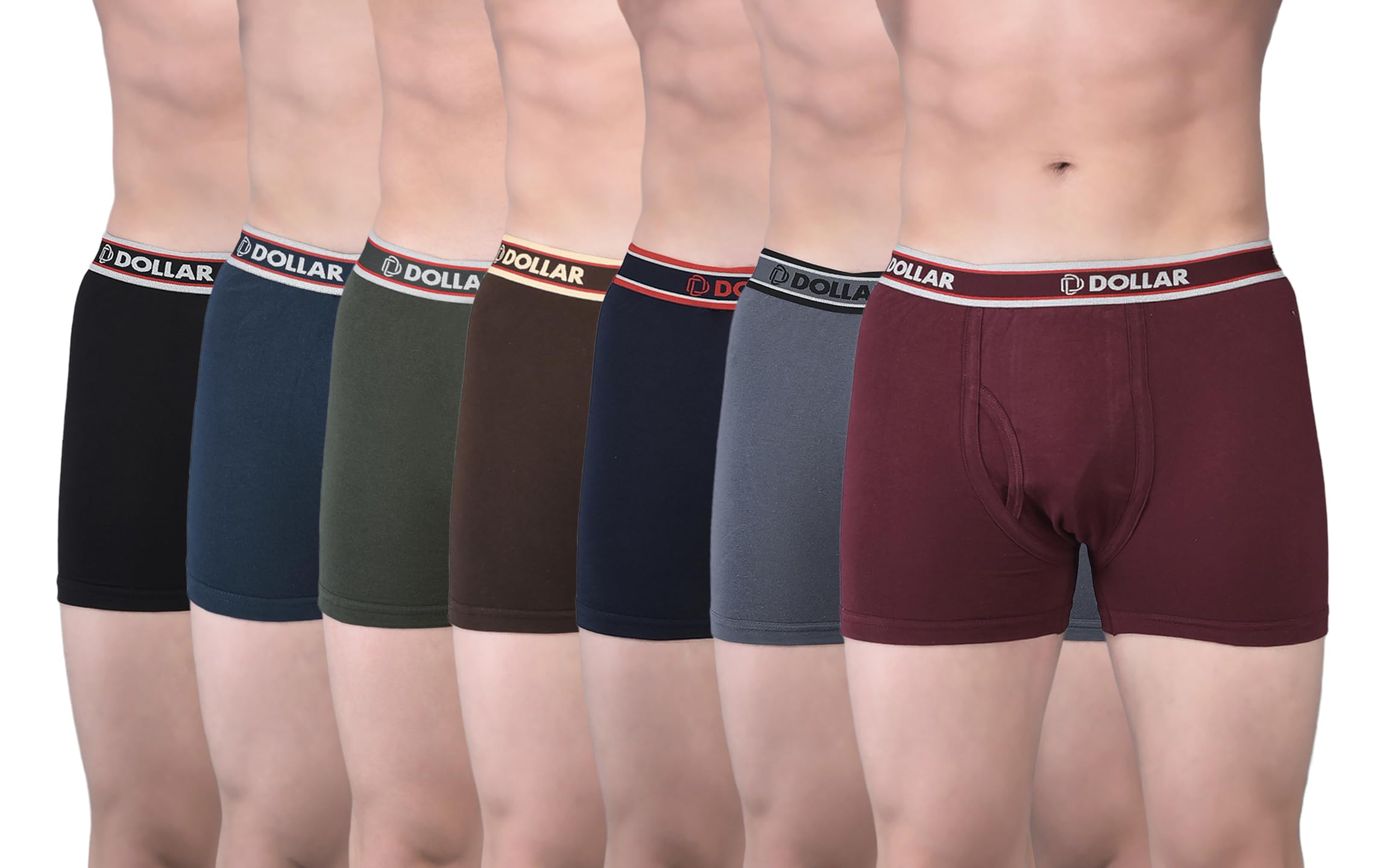 Dollar Bigboss Men's Solid Cotton Trunk (Colour May Vary)