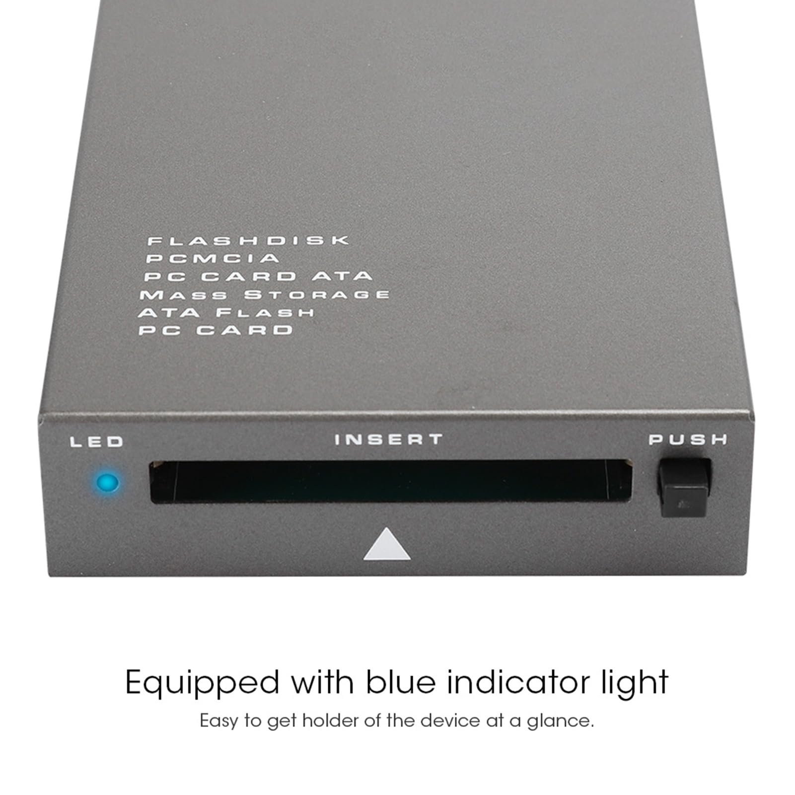 aqxreight Lector de Tarjetas de Memoria USB2 0 A PC ATA FL Plug and Play A para Formatos de Tarjeta de Memoria de Computadora PC, lo Que lo Hace para Diferentes Formatos de Almacenamiento