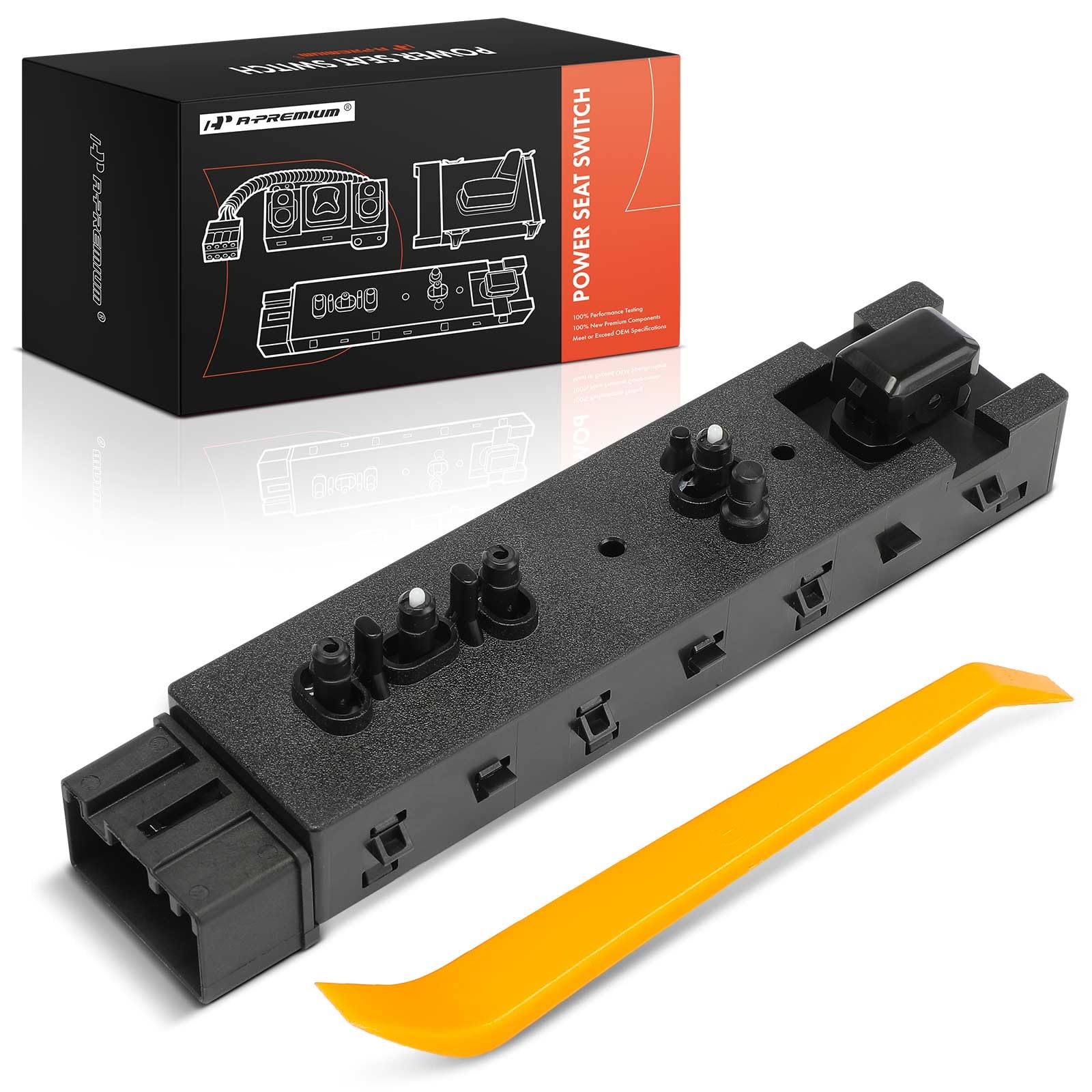 Front Driver Power Seat Switch Compatible With Ford Expedition Explorer