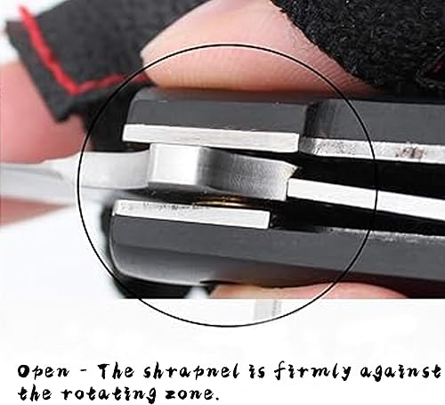 Miniatura 7 de Kitory Cuchillo de bolsillo, cuchillo plegable EDC al aire libre, multiuso de acero inoxidable 8Cr15MoV, hoja de pico de halcón negro, estilo