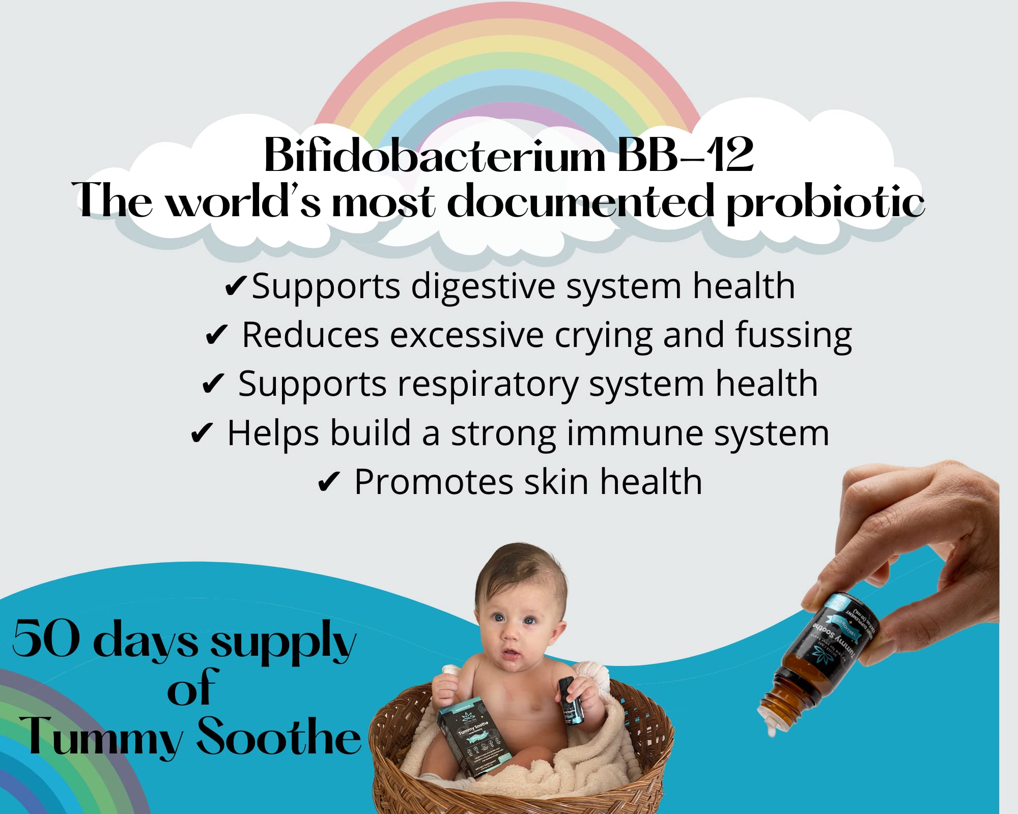 Buy Probiotic Gas Drops for Babies Baby Probiotic Drops & Colic Relief for Newborns & Babies 0