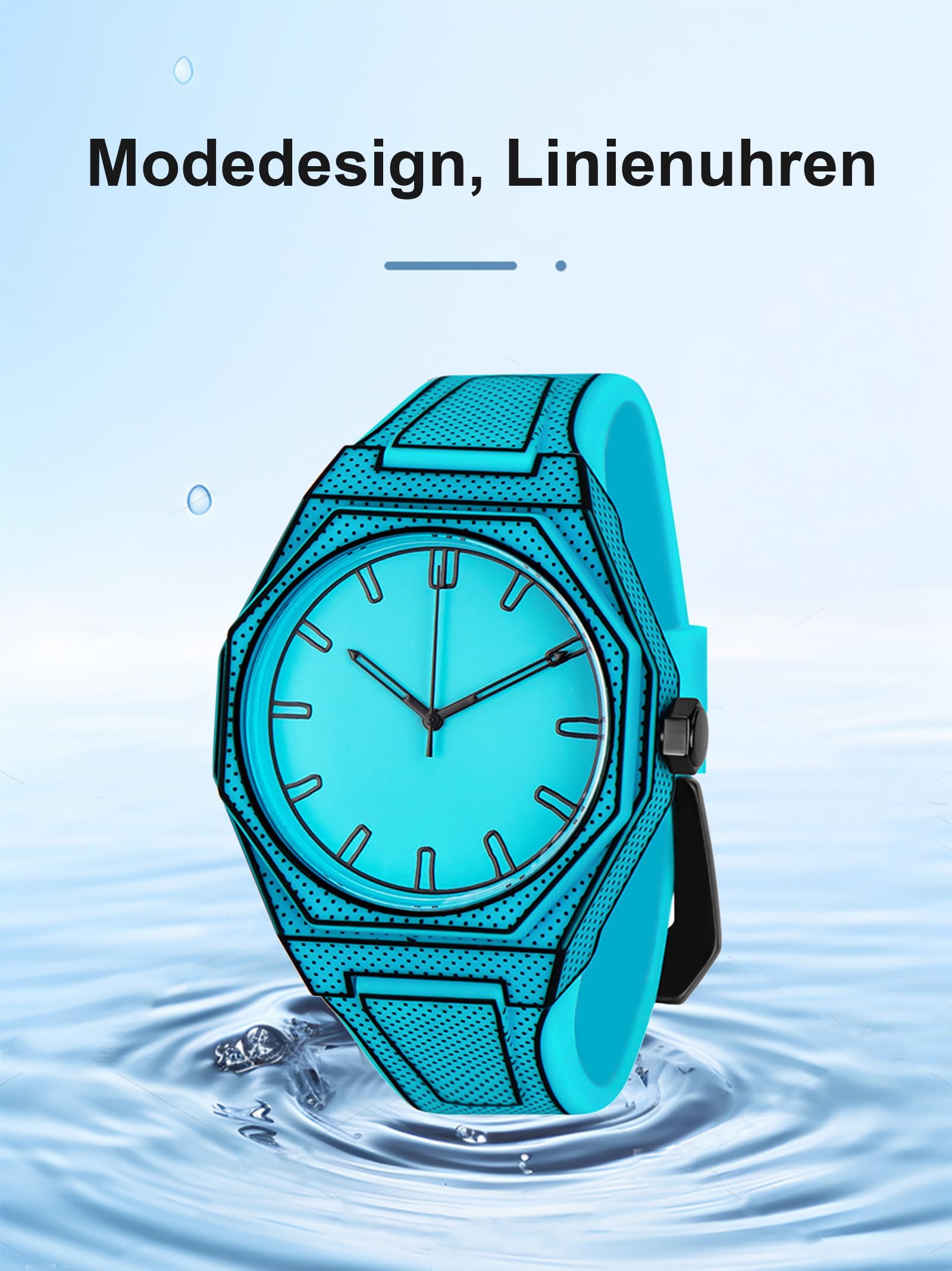 Orologio analogico al quarzo da uomo e donna, casual, colorato, in silicone, sportivo, semplice, di design, per studenti, analogico, per bambini, ragazzi e ragazze, impermeabile