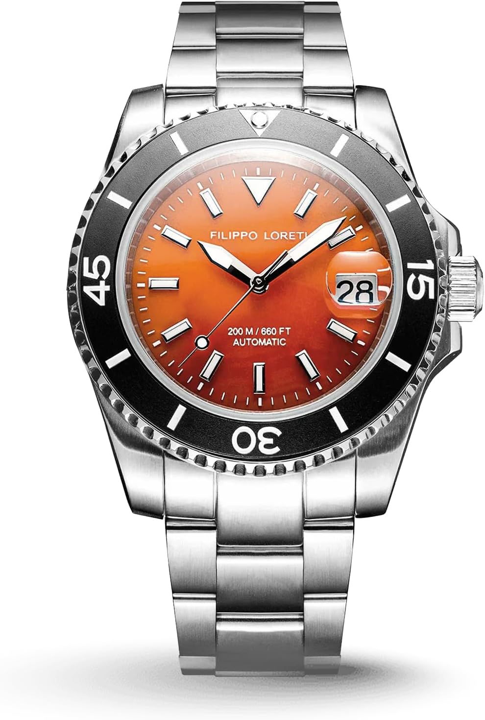 FILIPPO LORETI Aquadiver – Men’s Dive Watch 200M, Automatic