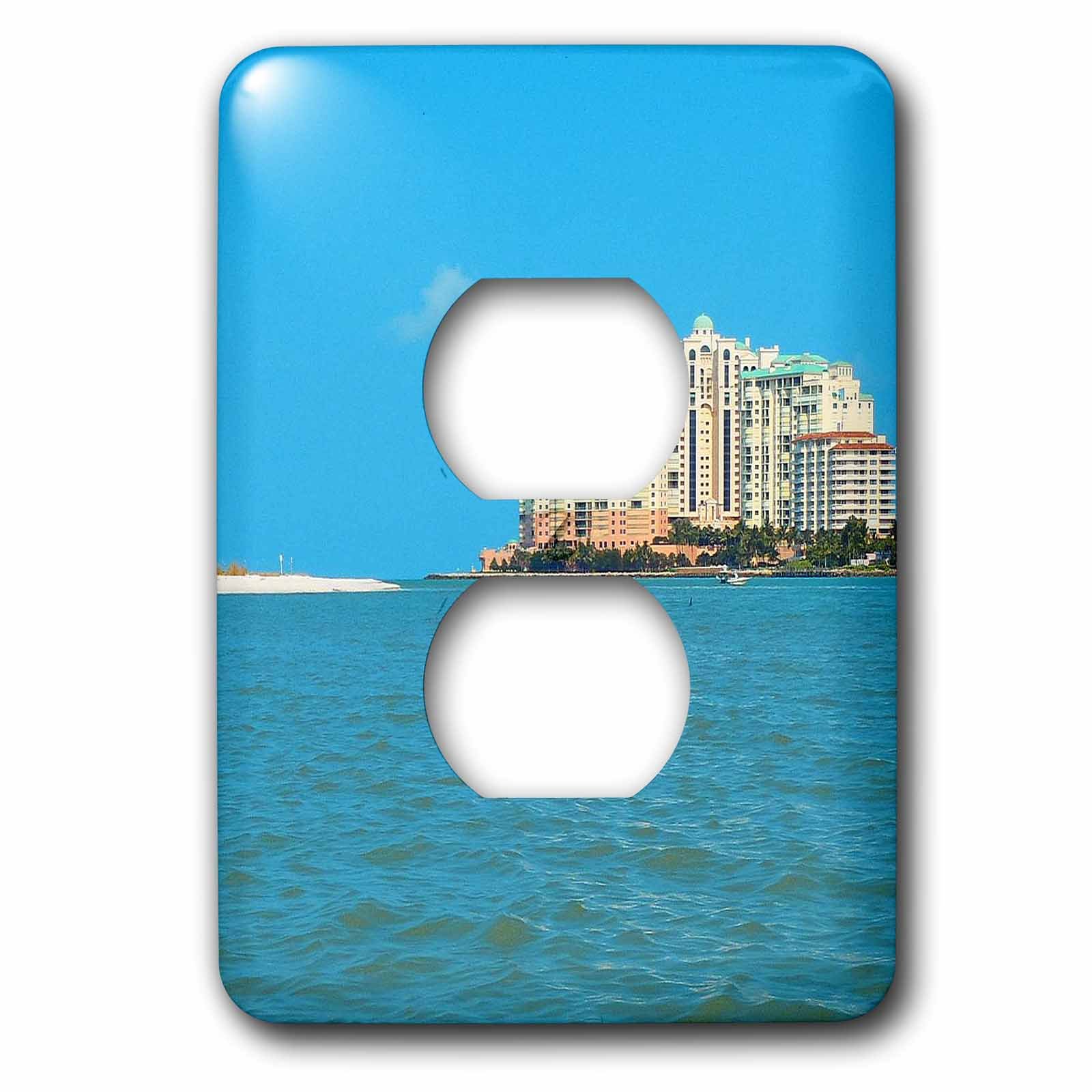 Couvercle de sortie haut de gamme 3dRose LSP_52448_15,2 cm style Florida