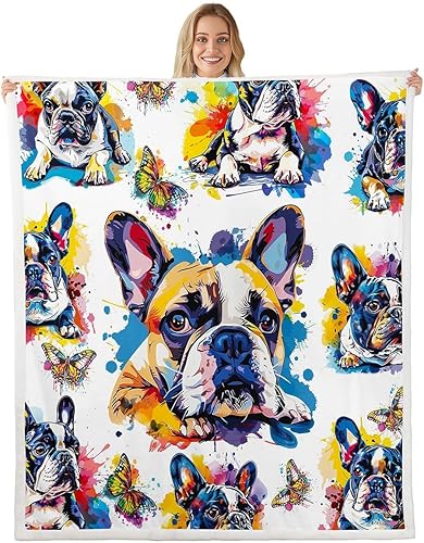 Vista 15 de Manta de franela con diseño de mariposa para niños y niñas, diseño de mariposas de dibujos animados, para dormitorio, sala de estar, forro polar