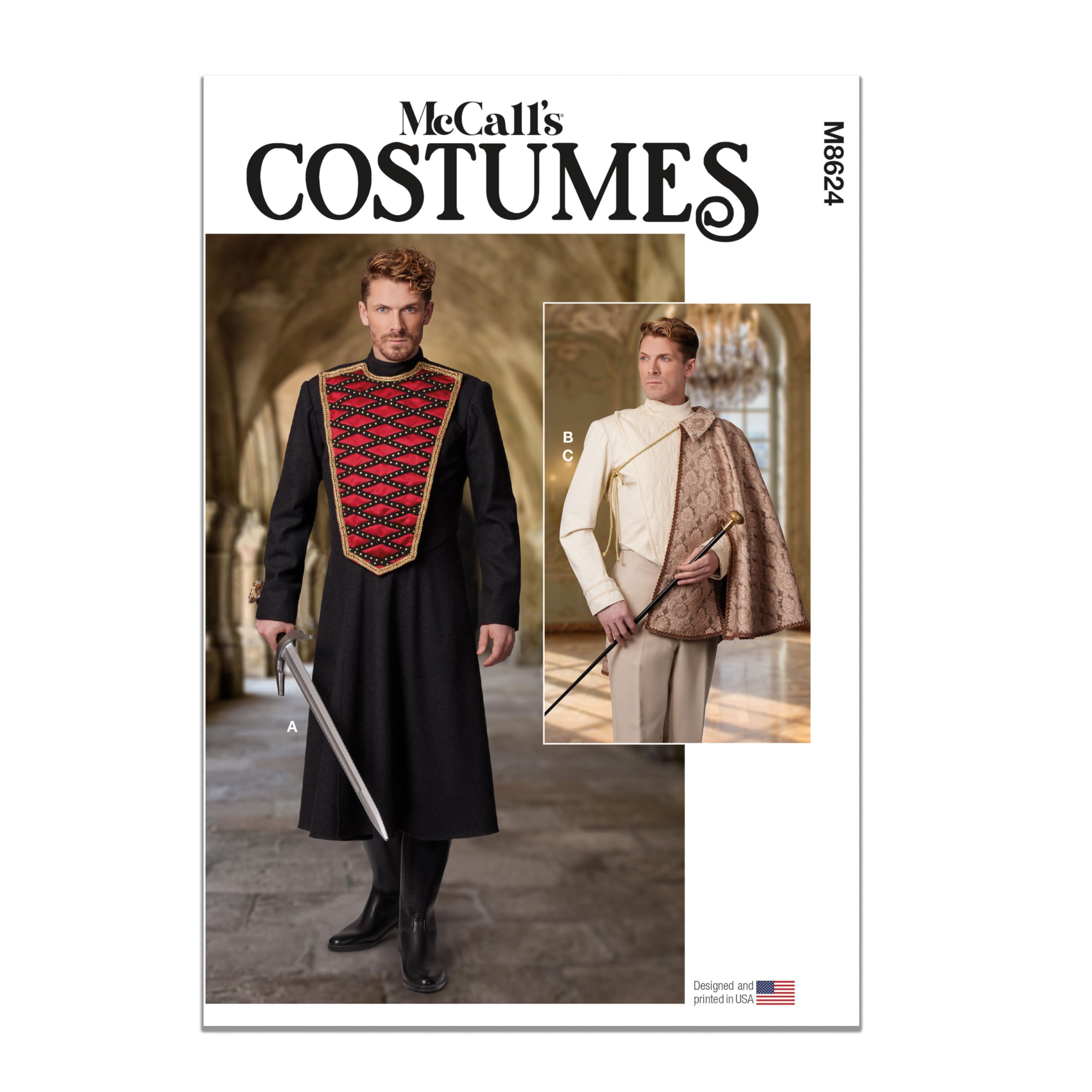 Patron de couture McCall's M8624AA costume fait main pour soirée