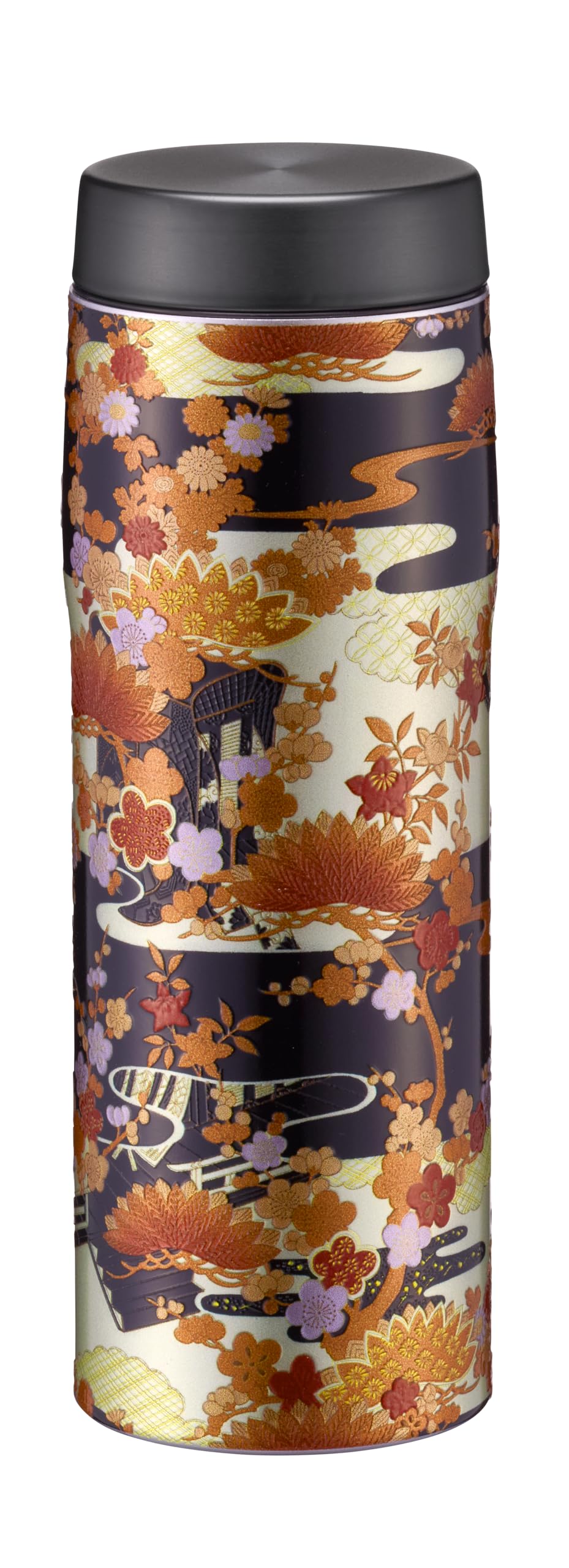 Tiger Japanese Art Insulated Travel Mug 16oz 480ml 100-Year Kyoto Yuzen Tradition Made in Japan Premium Stainless Steel