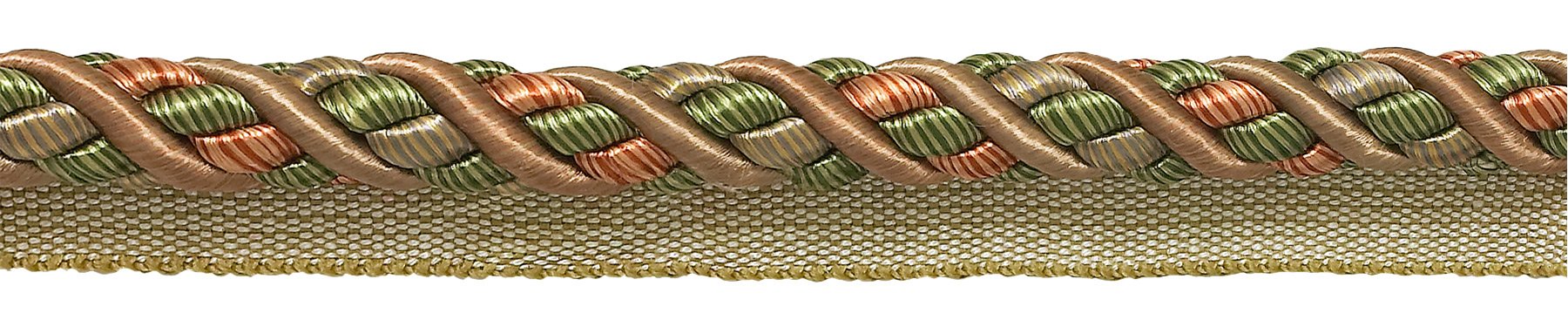 Cable con labio alta calidad colección bronce y verde oliva de 25 metros
